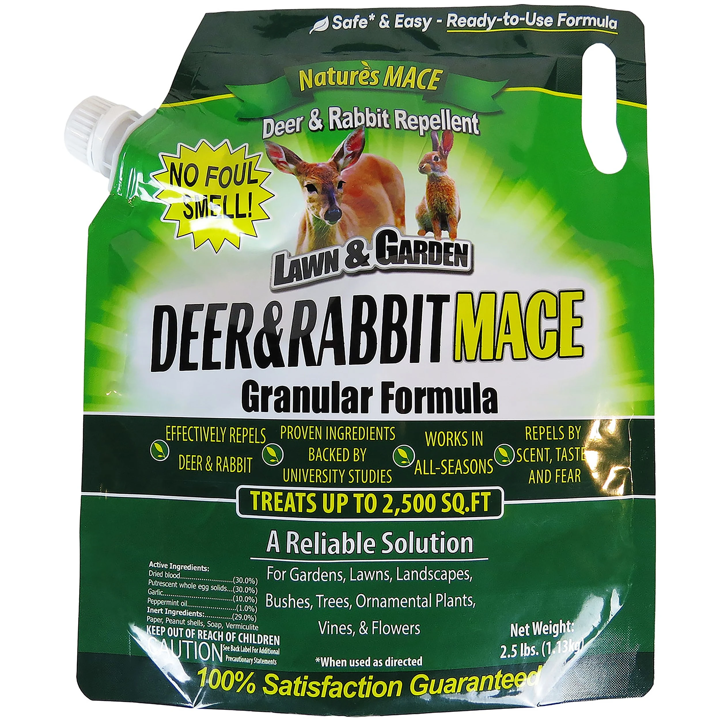 Nature's Mace 2.5# Deer & Rabbit Repellent Granules — Single Unit