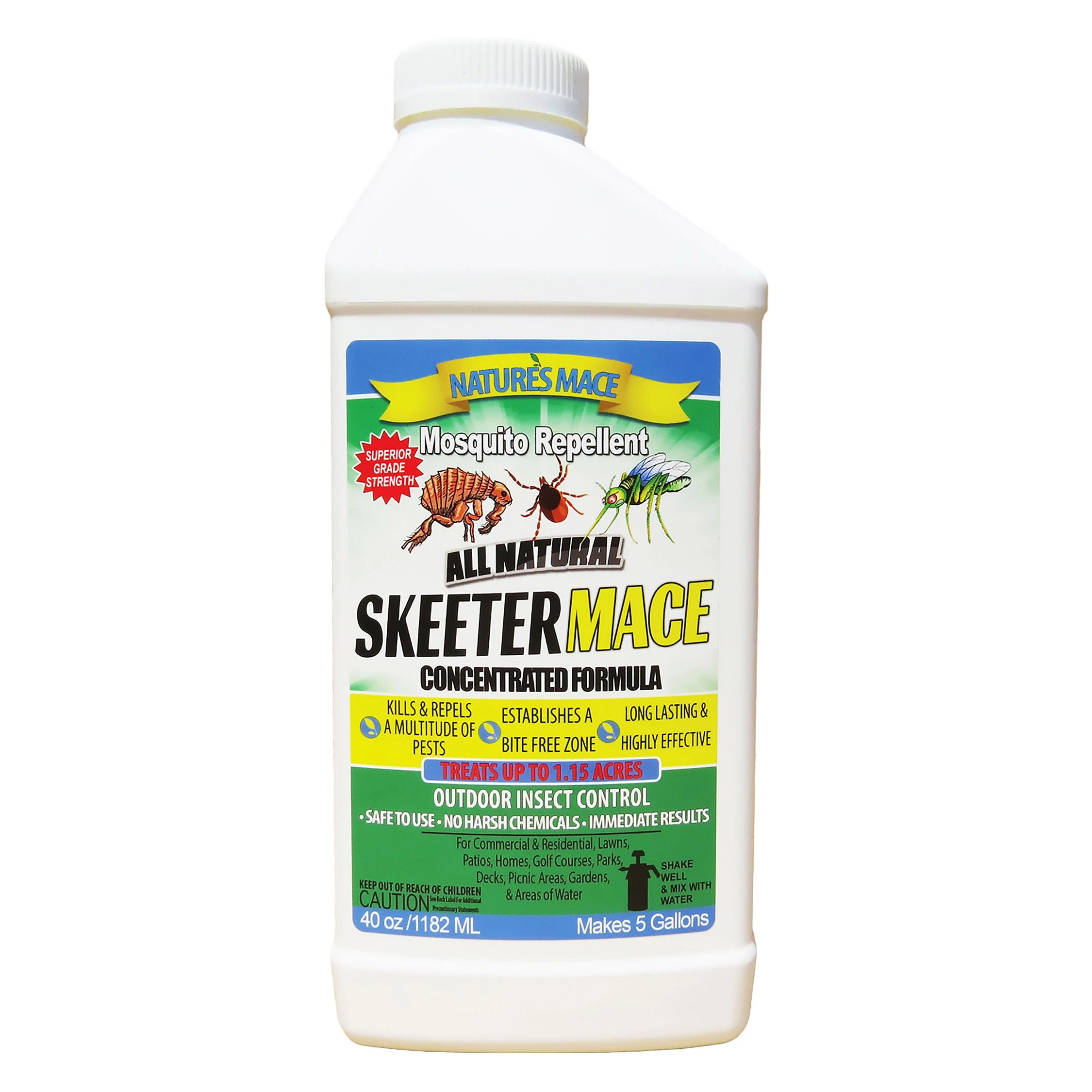 Nature's Mace 40oz Mosquito Repellent Concentrate — Single Unit