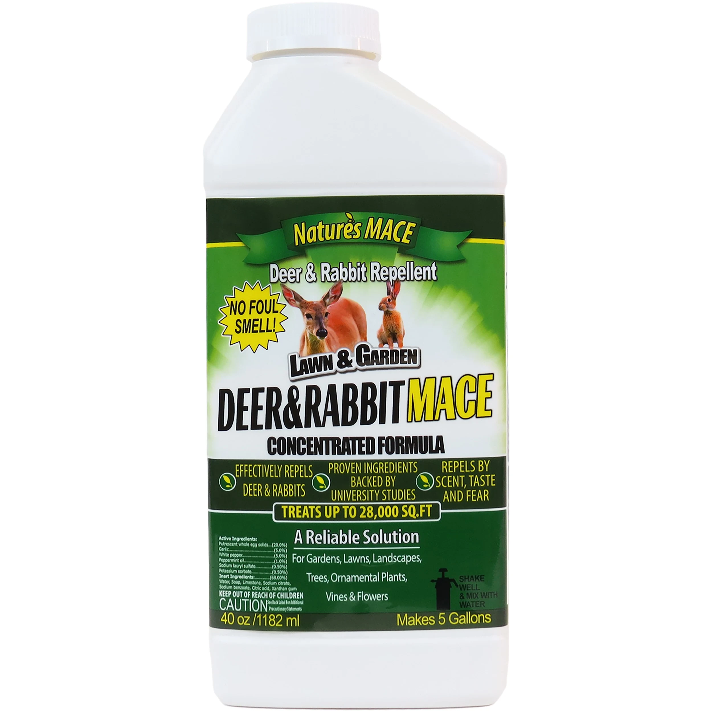 Nature's Mace 40oz Deer & Rabbit Repellent Concentrate — Single Unit