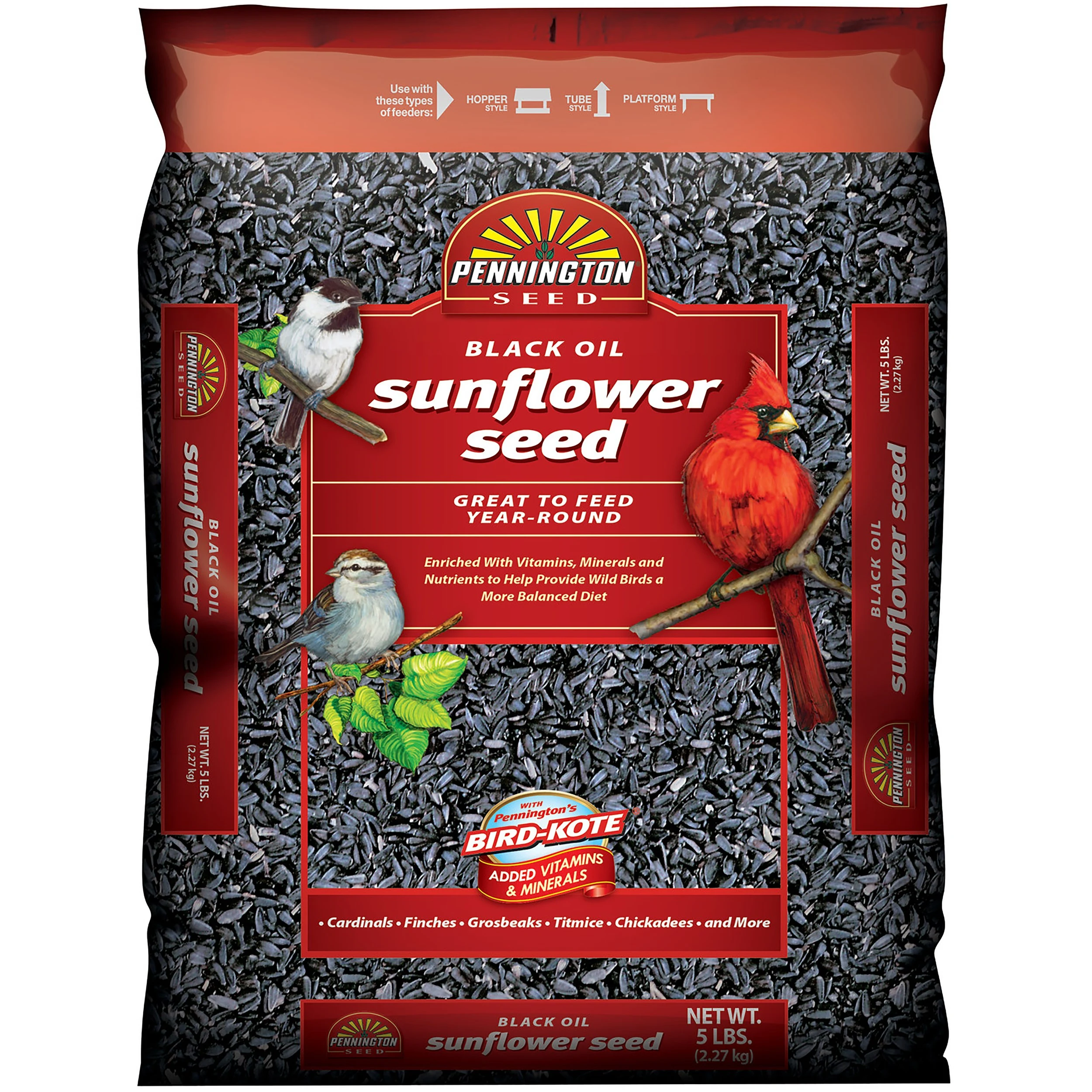 PENN PAK Penn Select 5# Black Oil Sunflower Seed — Single Unit