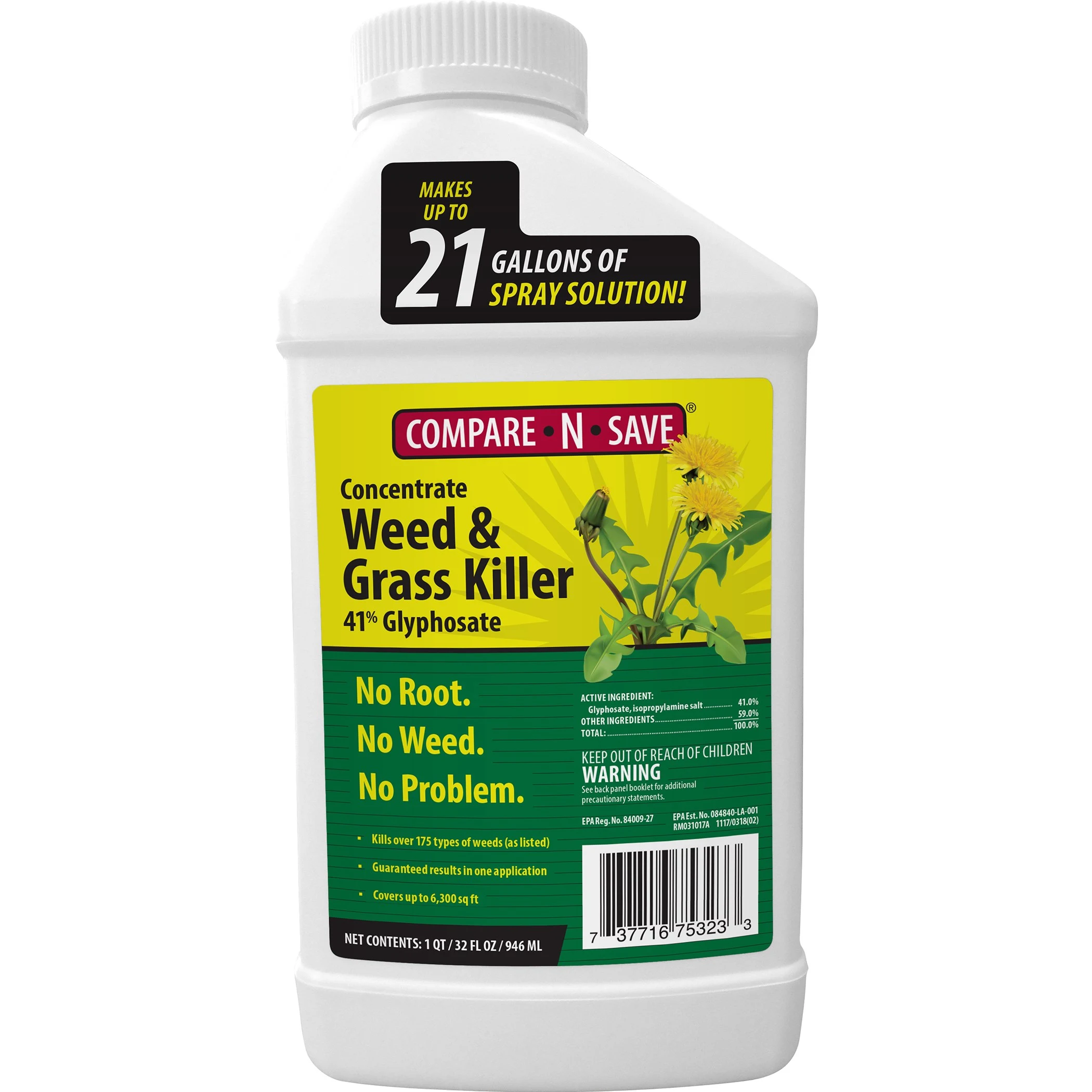 RAGAN & MASSEY RMI Comp-N-Save 32oz 41% Glyphosate Weed And Grass Killer — Single Unit