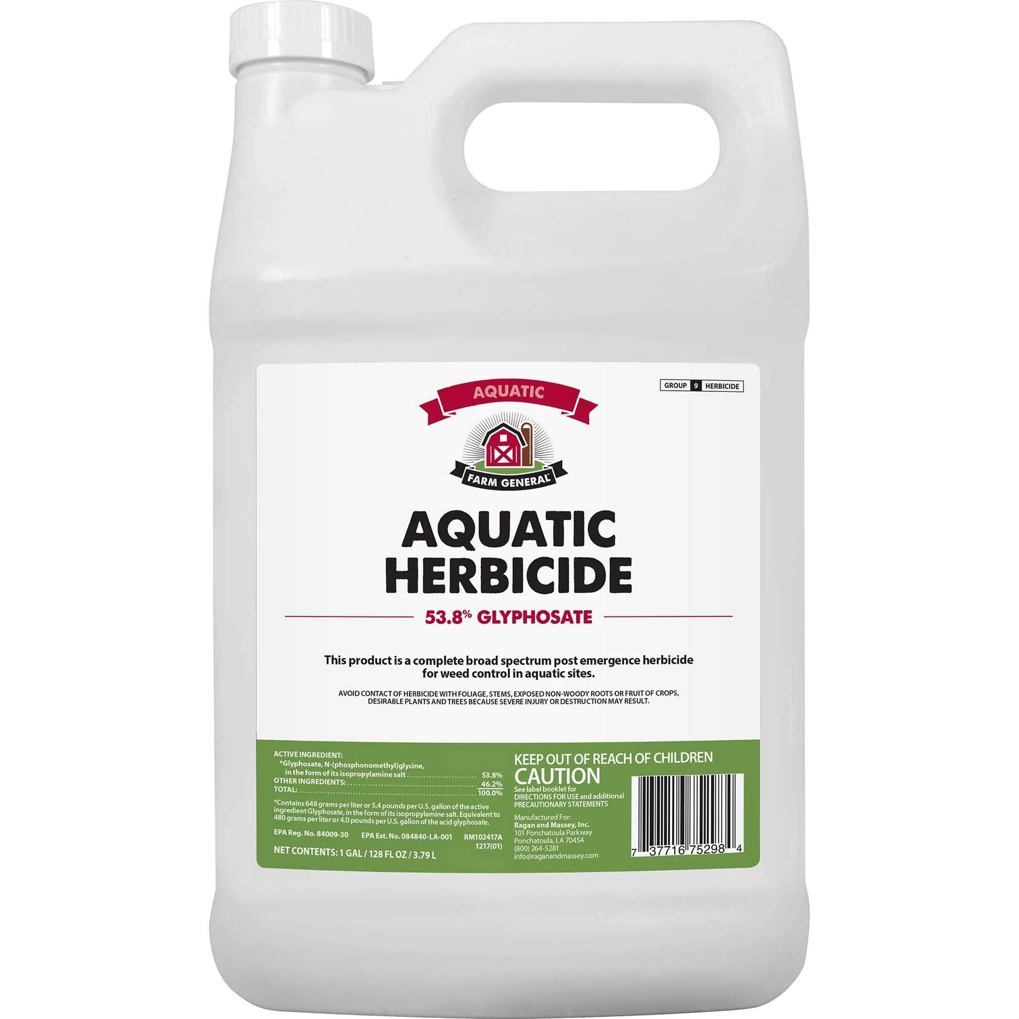 RAGAN & MASSEY RMI Farm General 1gal Aquatic Glyphosate — Single Unit
