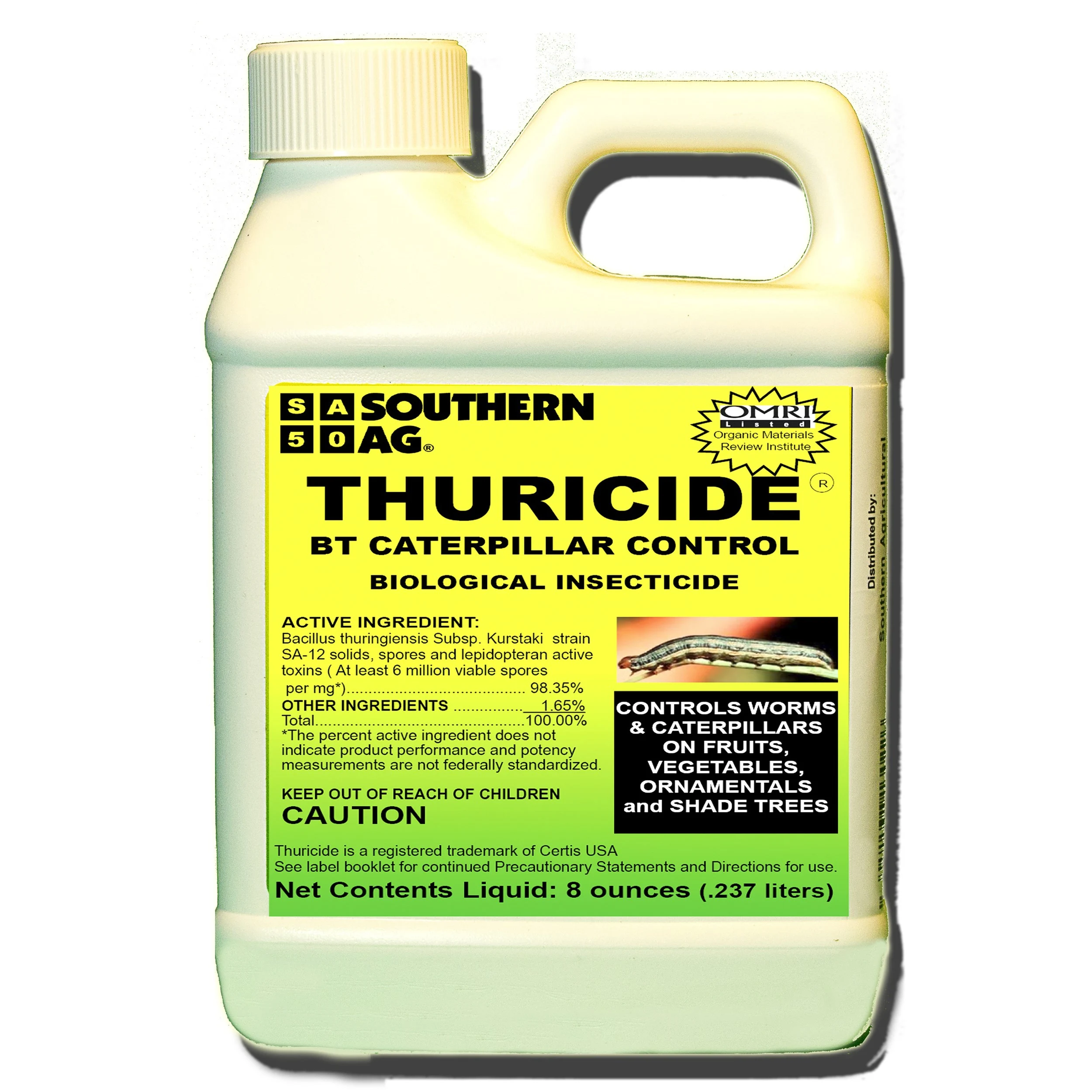 SOUTHERN AGRICULTURAL South Ag 8oz Thuricide BT Concentrate — Single Unit
