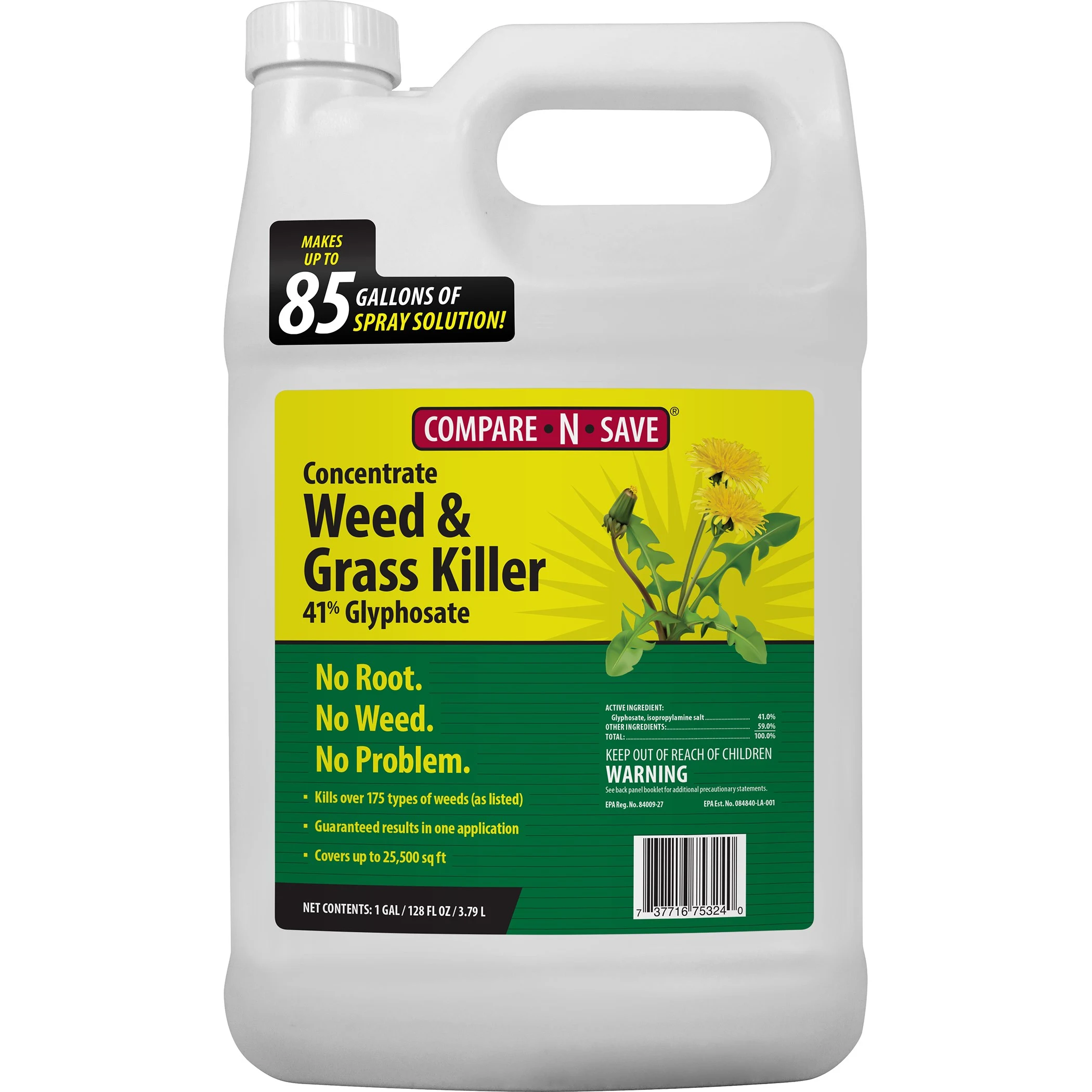 RAGAN & MASSEY RMI Comp-N-Save 1gal 41% Glyphosate Weed And Grass Killer — Single Unit