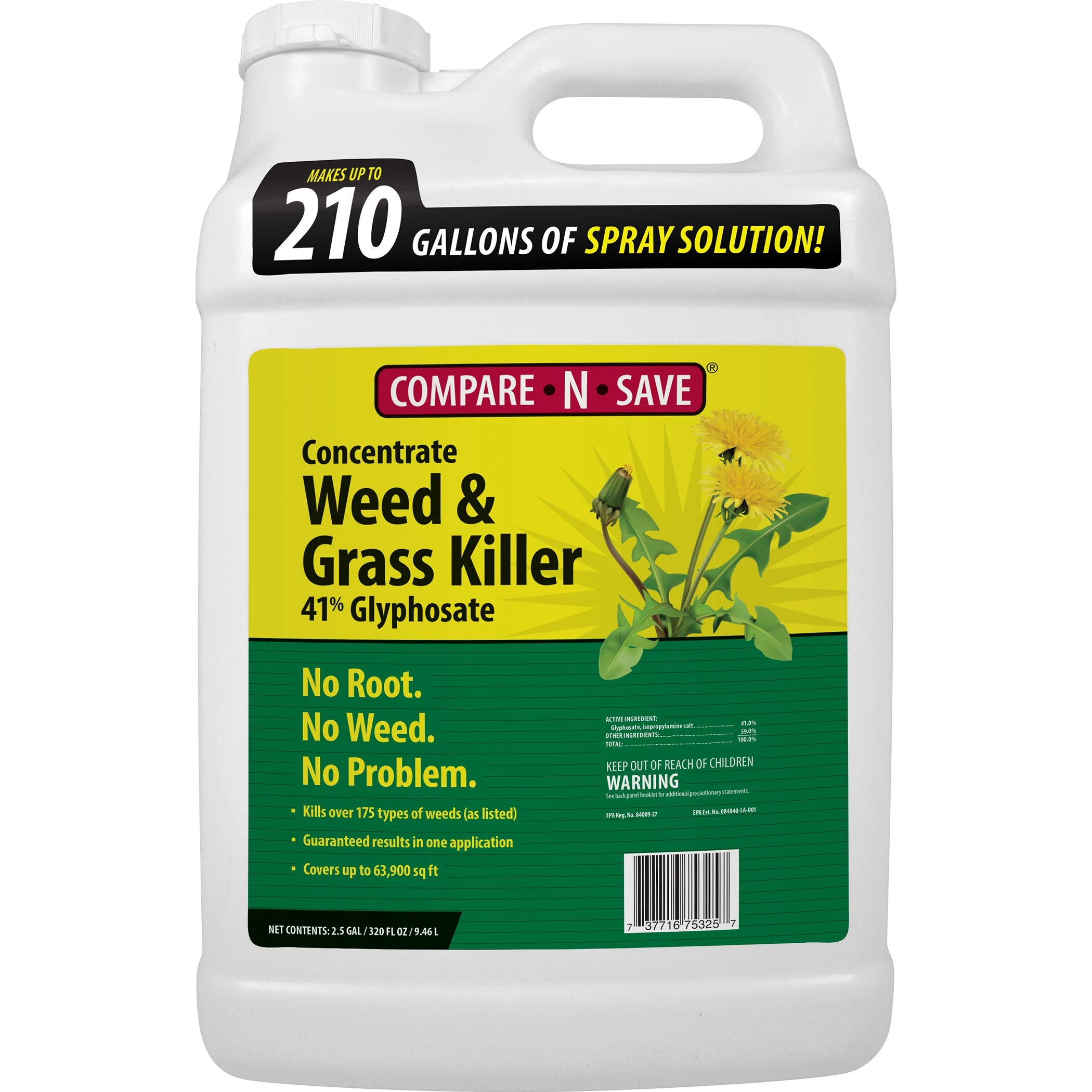 RAGAN & MASSEY RMI Comp-N-Save 2.5gal 41% Glyphosate Weed And Grass Killer — Single Unit