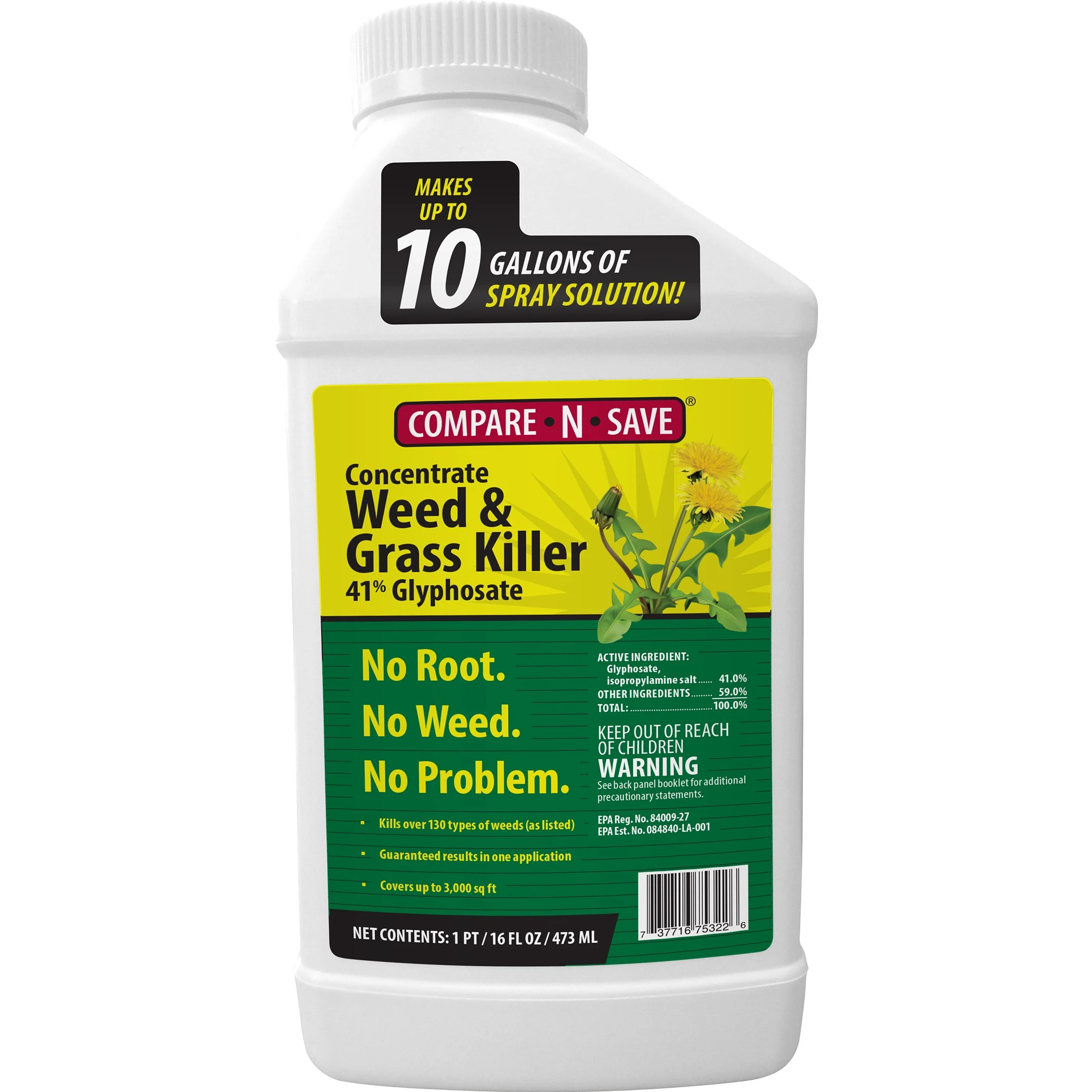 RAGAN & MASSEY RMI Comp-N-Save 16oz 41% Glyphosate Weed And Grass Killer — Single Unit