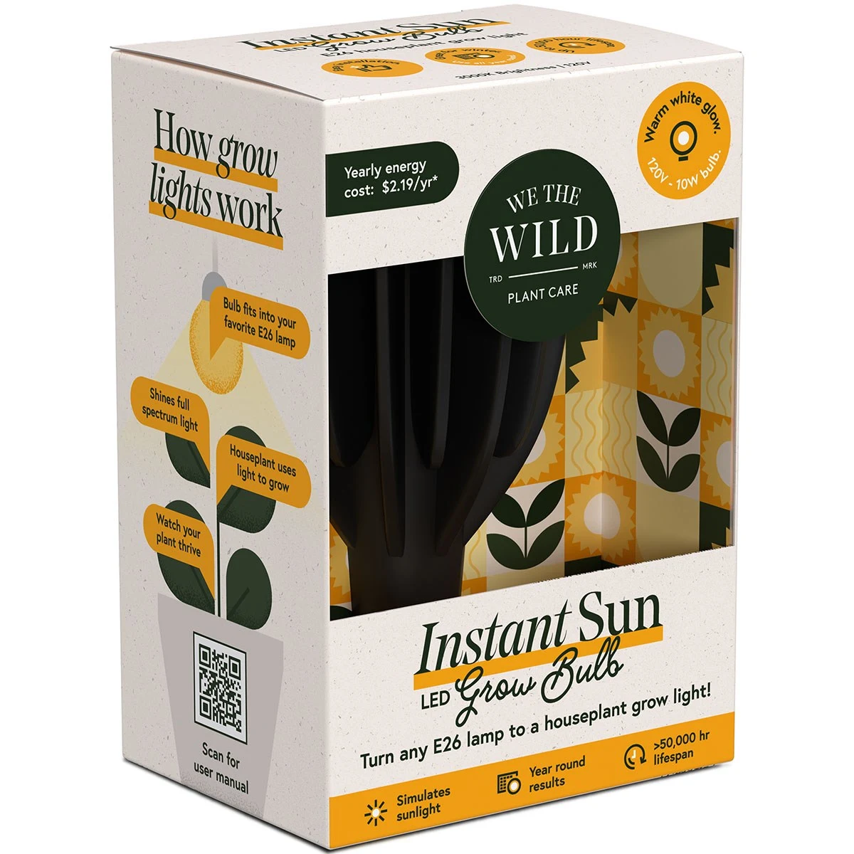 WE THE WILD USA We The Wild 11W Instant Sun Grow LED Bulb — Single Unit