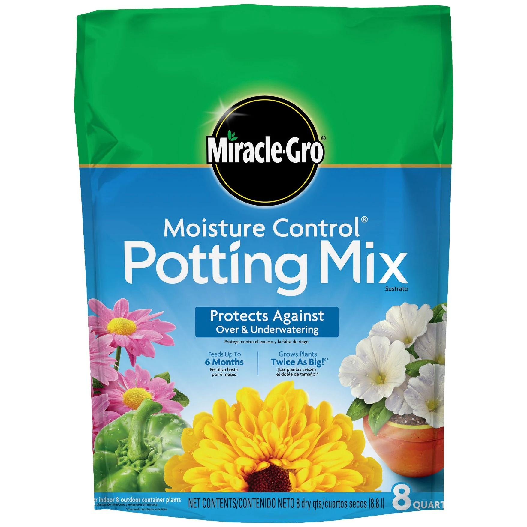 SCOTTS RETAIL SOILS Miracle Gro 8qt Moisture Control Mix — Single Unit