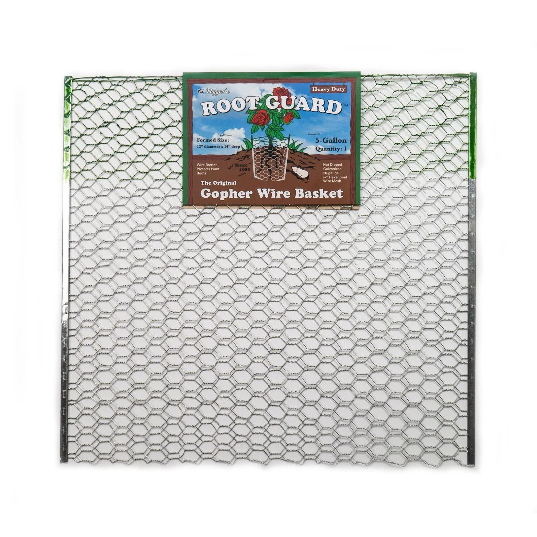 DIGGER'S PRODUCTS DEV. Diggers 5gal Root Guard Gopher Basket — Single Unit