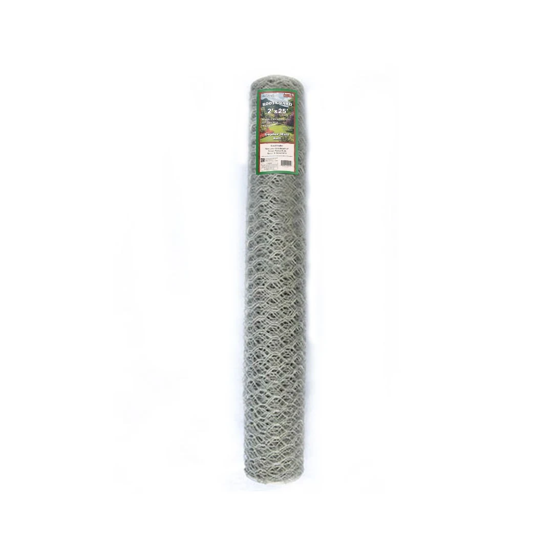 DIGGER'S PRODUCTS DEV. Diggers 2'x25' Roll Root Guard Gopher Wire — Single Unit
