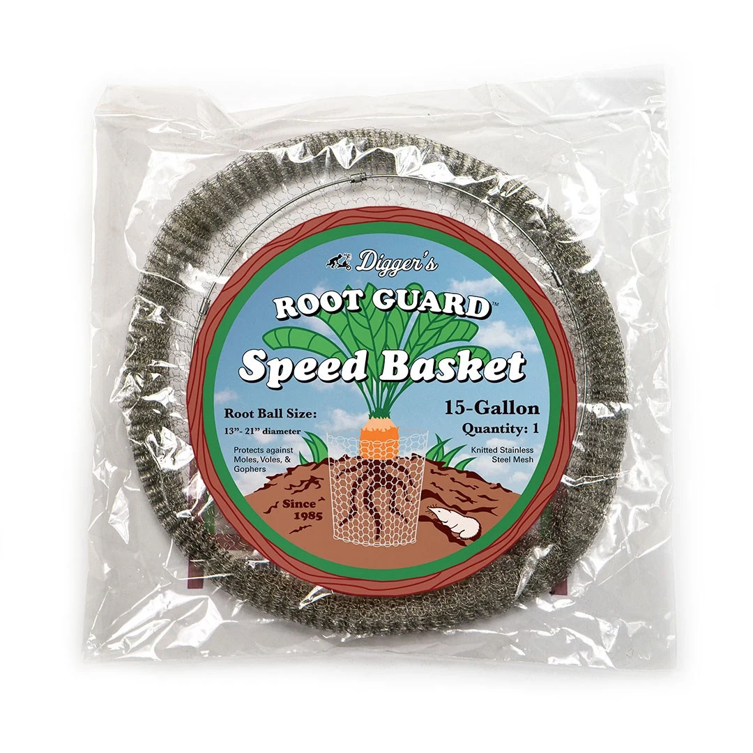 DIGGER'S PRODUCTS DEV. Diggers 15gal Root Guard Mole Vole & Gopher Speed Basket — Single Unit
