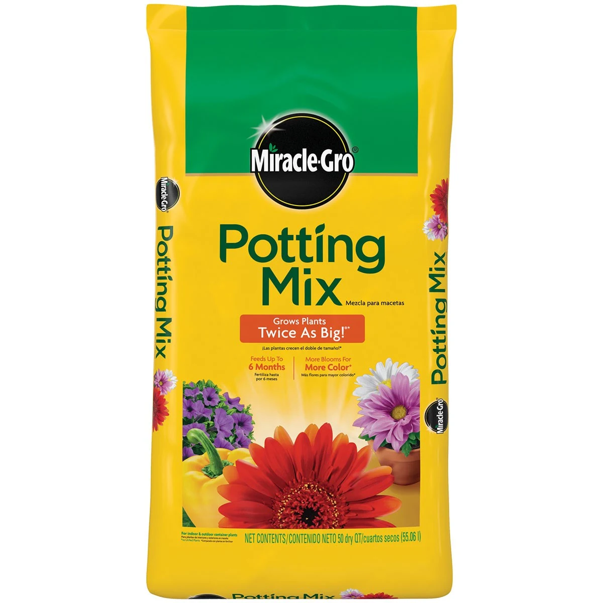 SCOTTS RETAIL SOILS Miracle Gro 50qt Potting Mix — Single Unit