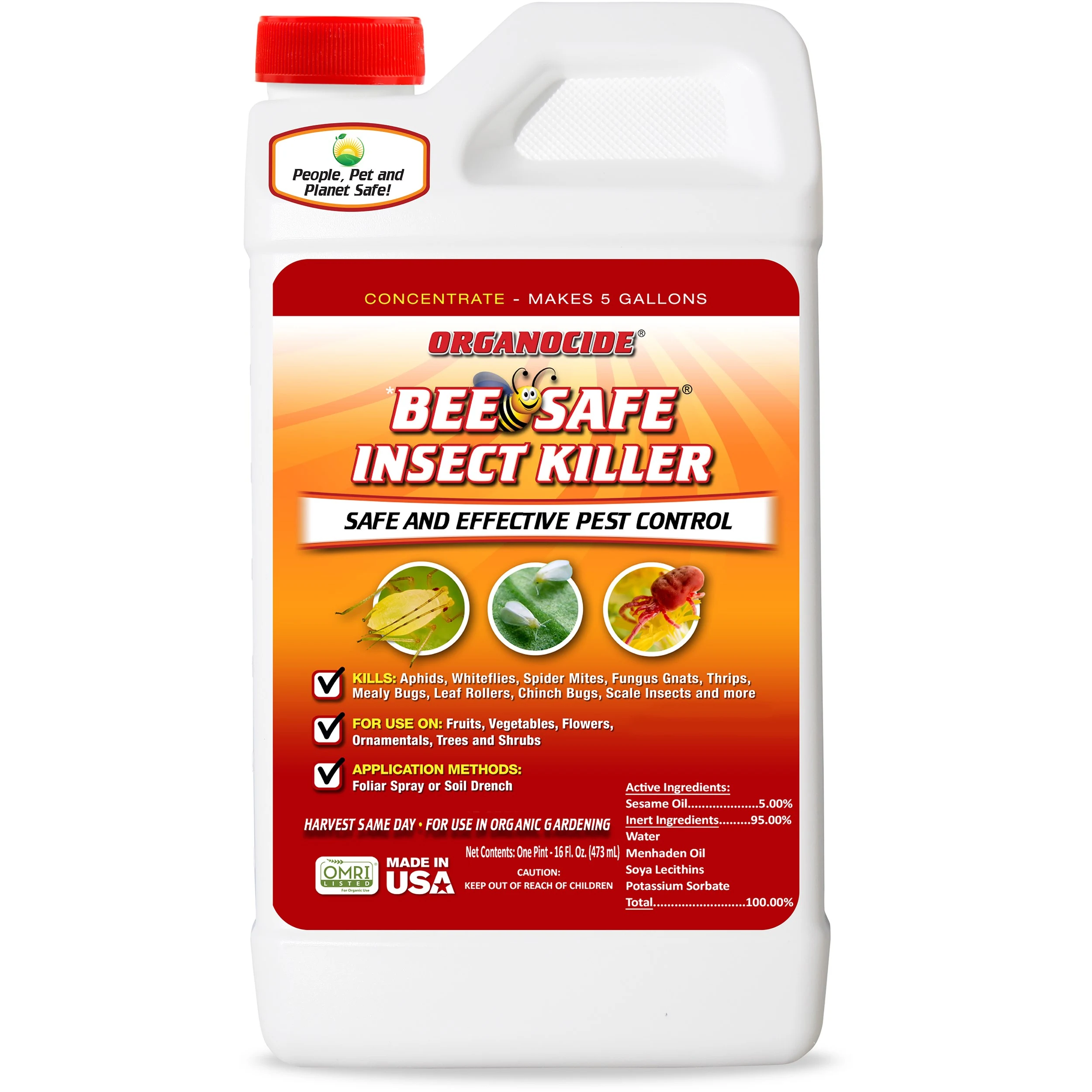 STAR GROUP SOLUTIONS, LLC Organocide 16oz Bee Safe Insect Killer Concentrate — Single Unit