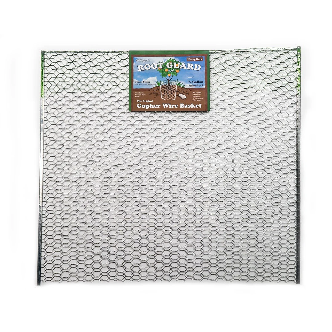 DIGGER'S PRODUCTS DEV. Diggers 15gal Root Guard Gopher Basket — Single Unit