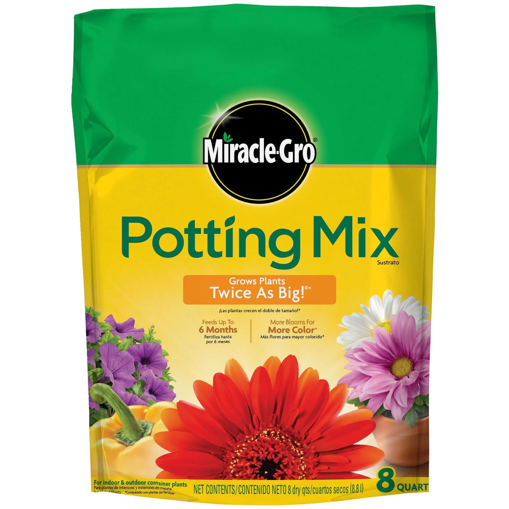 SCOTTS RETAIL SOILS Miracle Gro 8qt Potting Mix — Single Unit