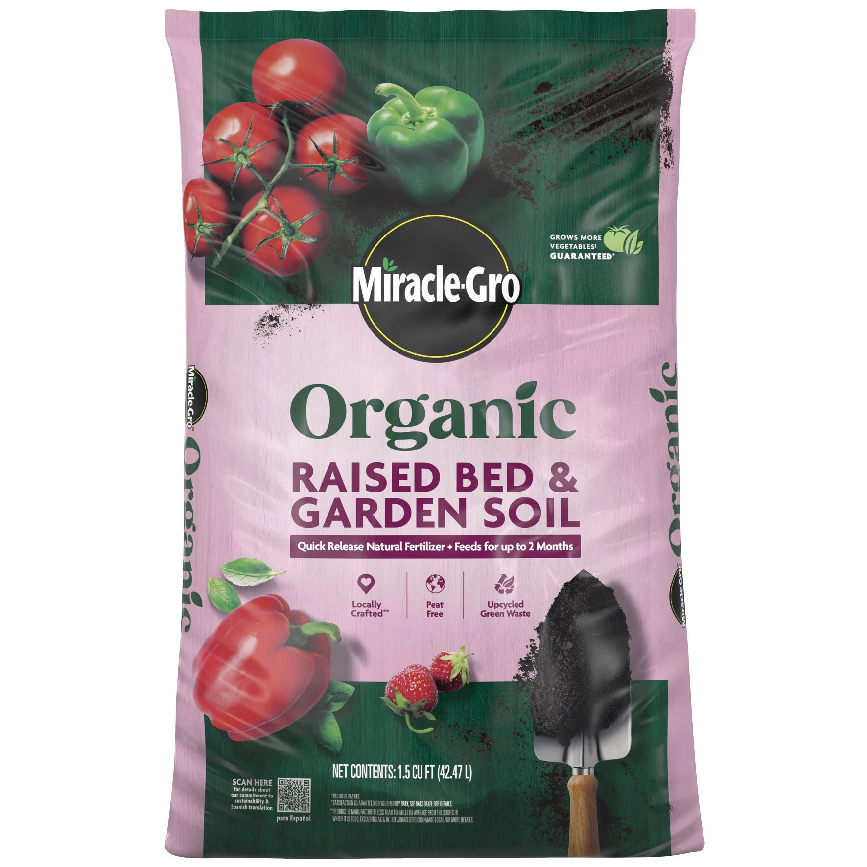 SCOTTS RETAIL SOILS Miracle-Gro 1.5cf Raised Bed & Garden Soil — Single Unit