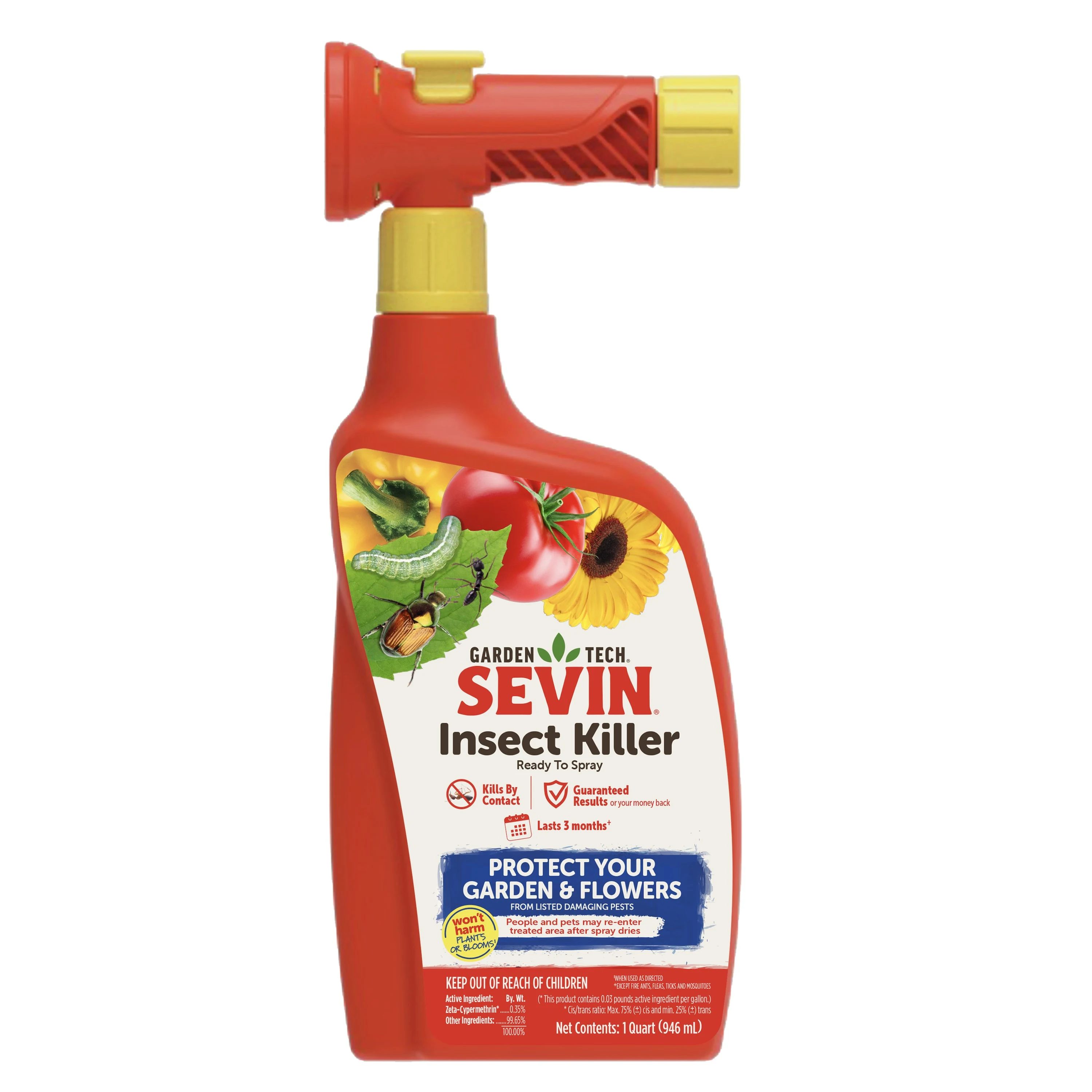 TECH PAC LLC GardenTech 32oz Sevin Insect Killer Zeta-Cypermethrin Ready To Spray — Single Unit