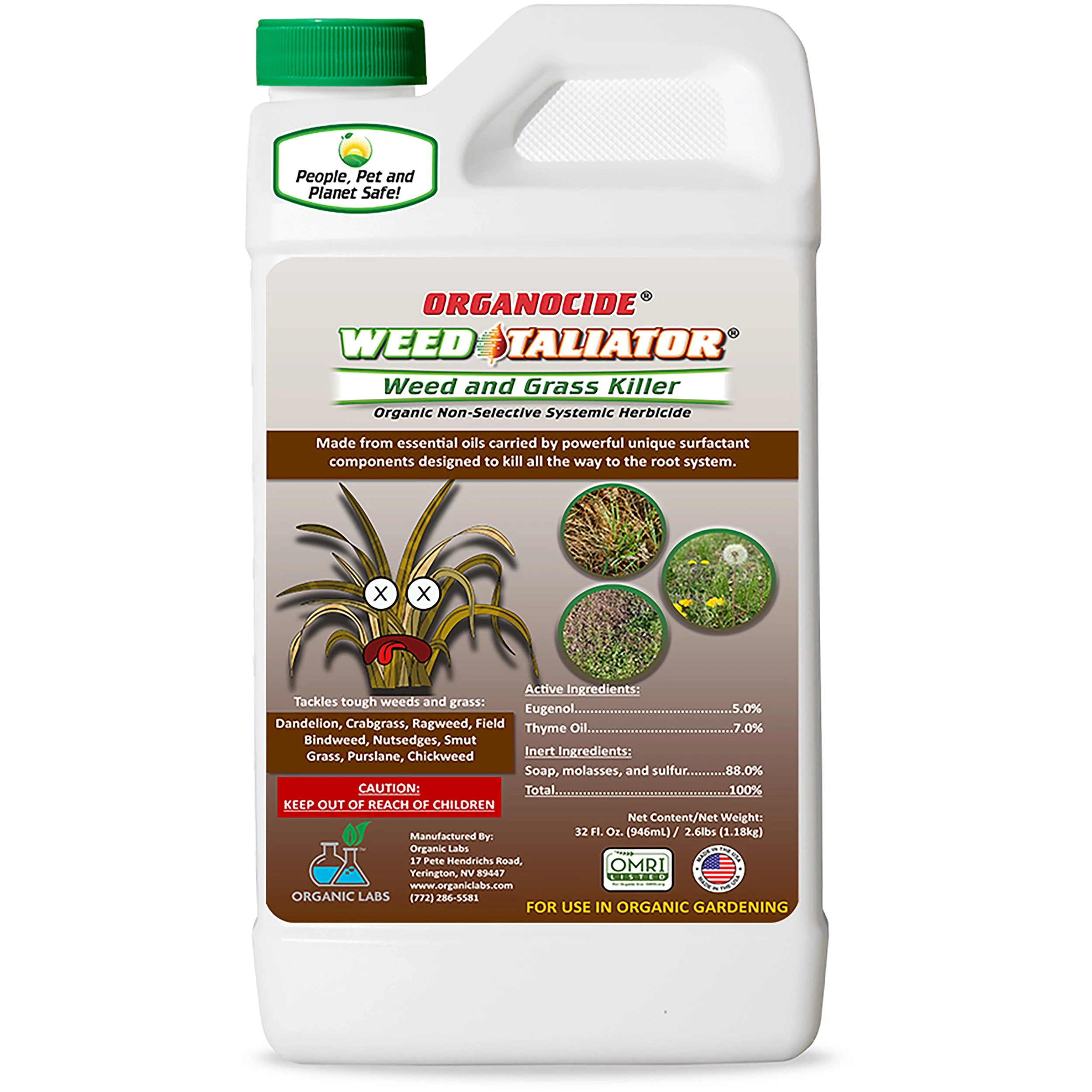 STAR GROUP SOLUTIONS, LLC Organocide 32oz Green Reaper Concentrate — Single Unit