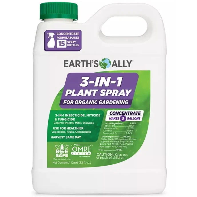 SARASOTA GREEN GROUP, LLC Earth's Ally 32oz 3-in-1 Plant Spray Concentrate — Single Unit