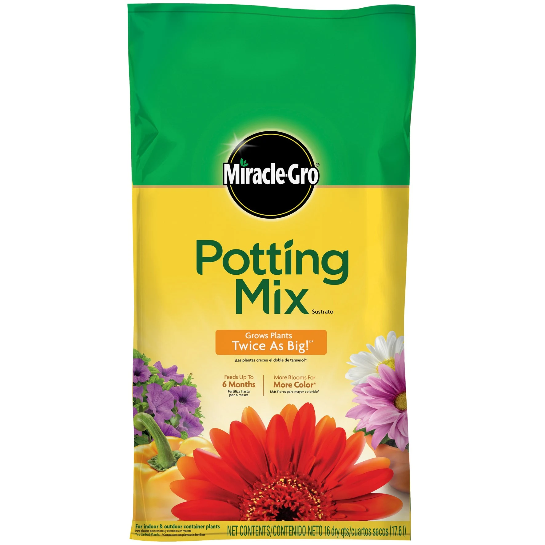 SCOTTS RETAIL SOILS Miracle Gro 16qt Potting Mix — Single Unit