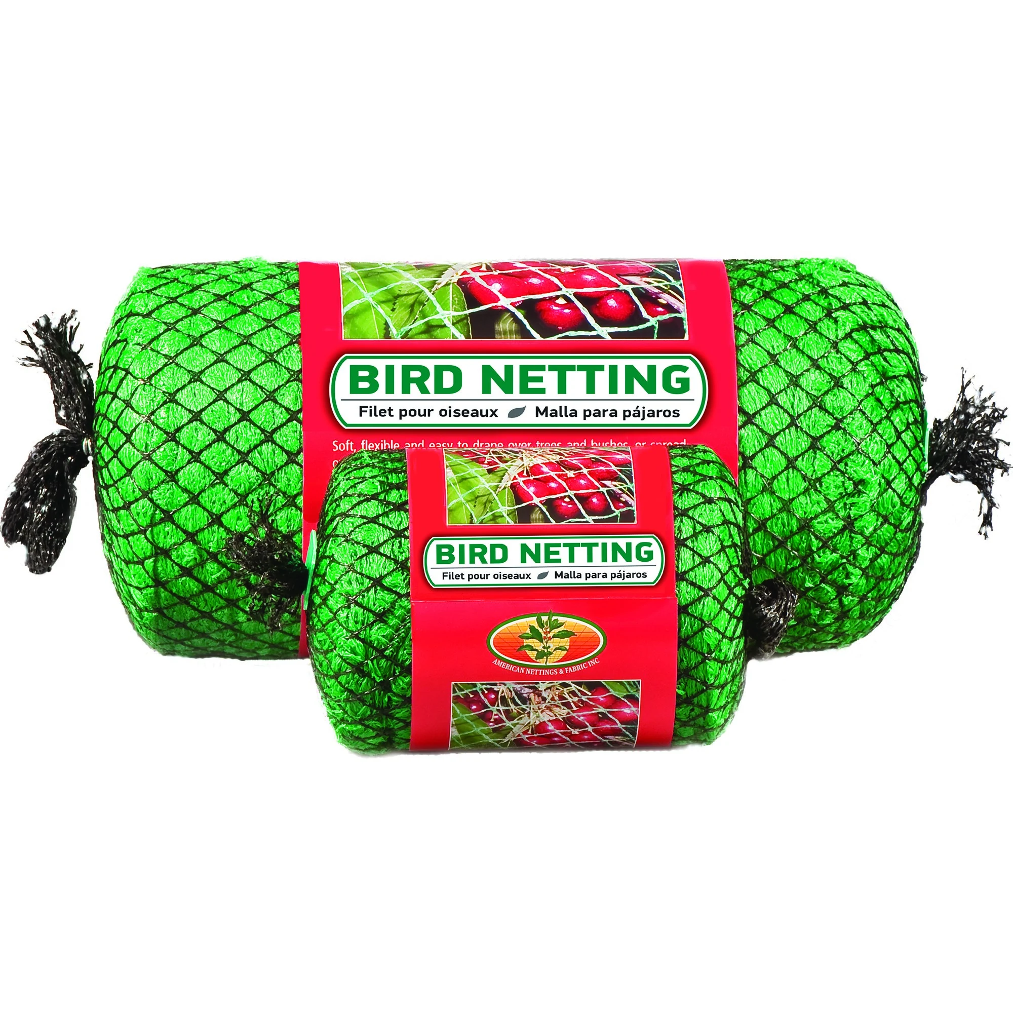 AMERICAN NETTINGS & FABRIC INC ANF 30'x30' Knit Bird Net Green — Single Unit