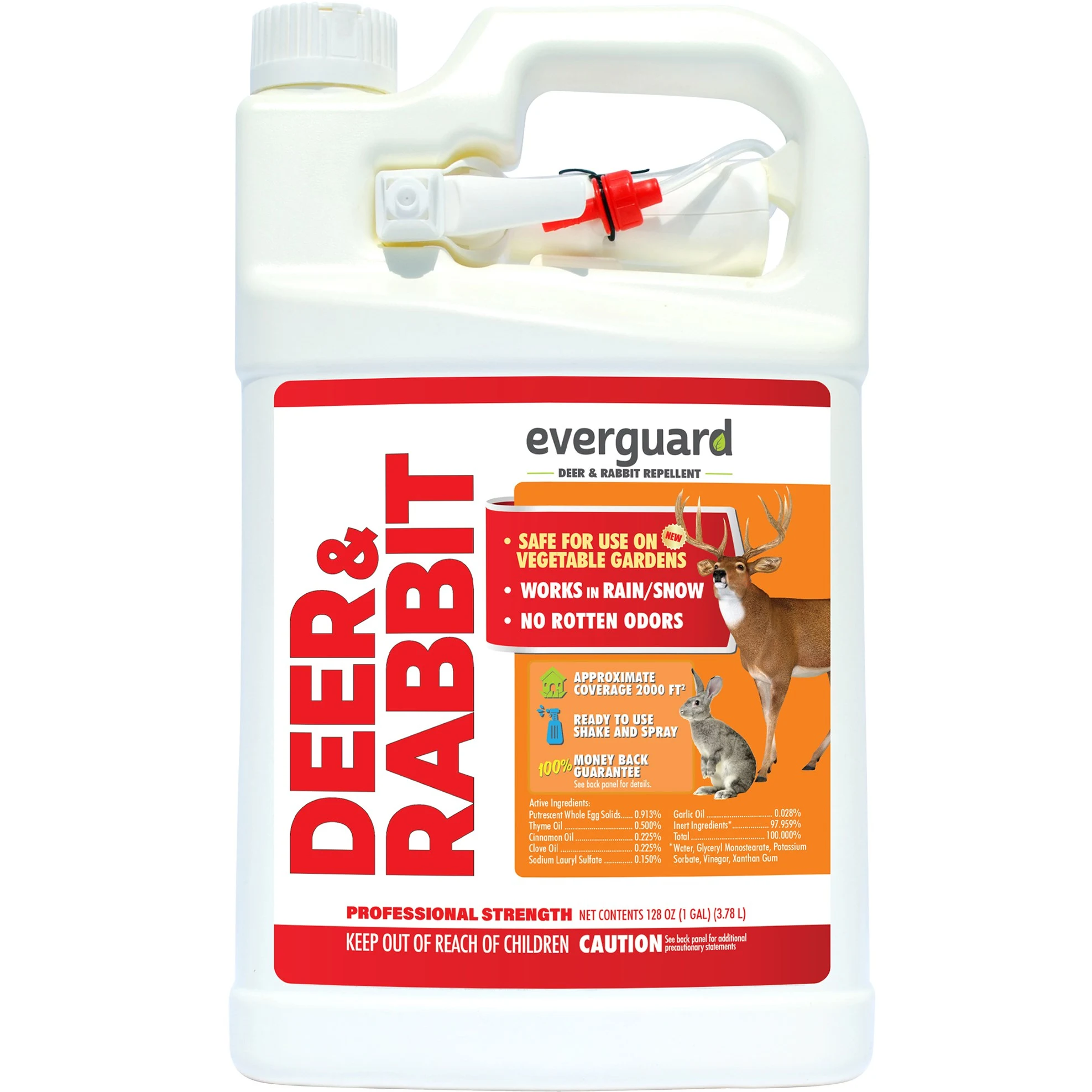 AMERICAN DEER PROOFING INC. Everguard 1gal Commercial Repellent RTU with Sprayer — Single Unit