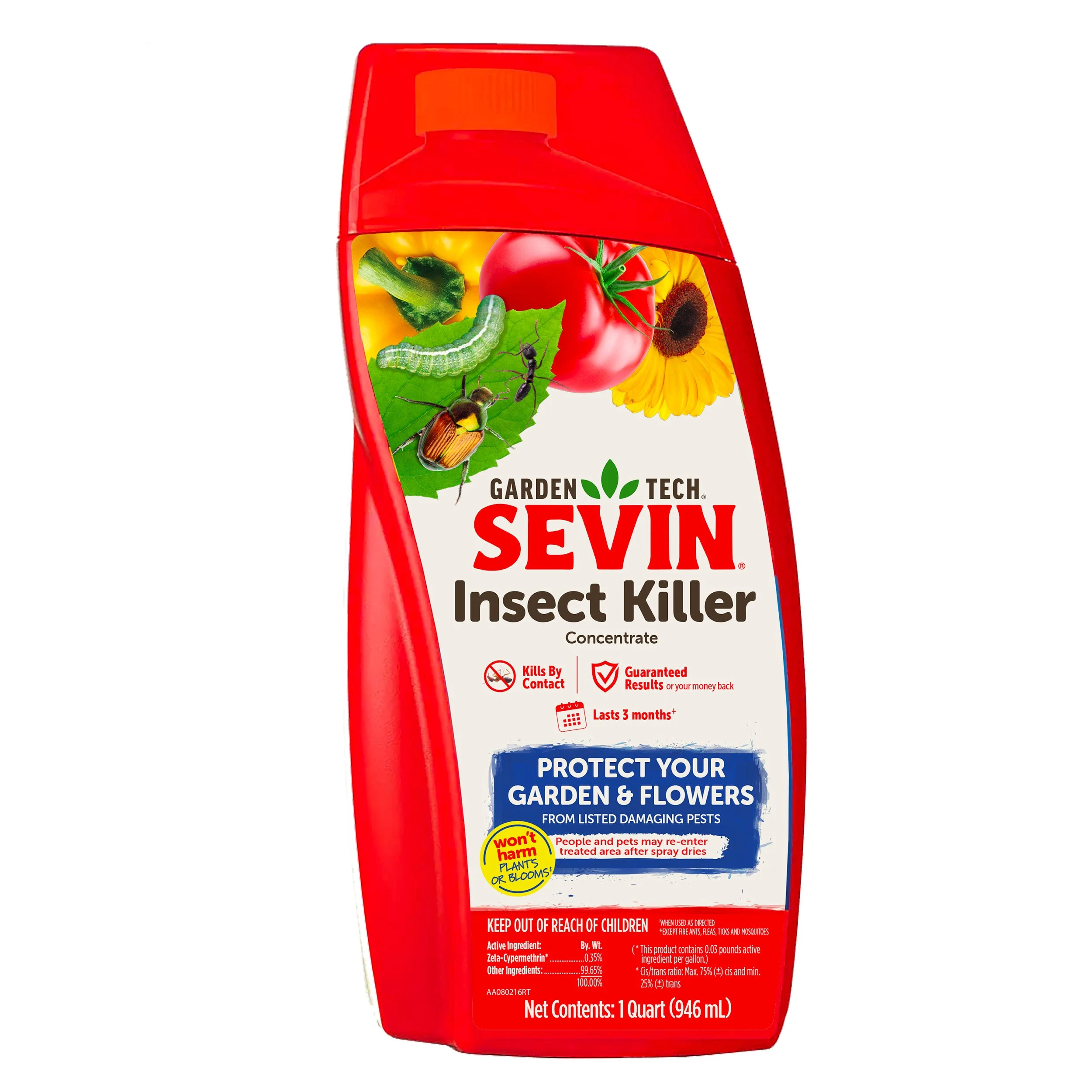 TECH PAC LLC GardenTech 32oz Sevin Insect Killer Zeta-Cypermethrin Concentrate — Single Unit