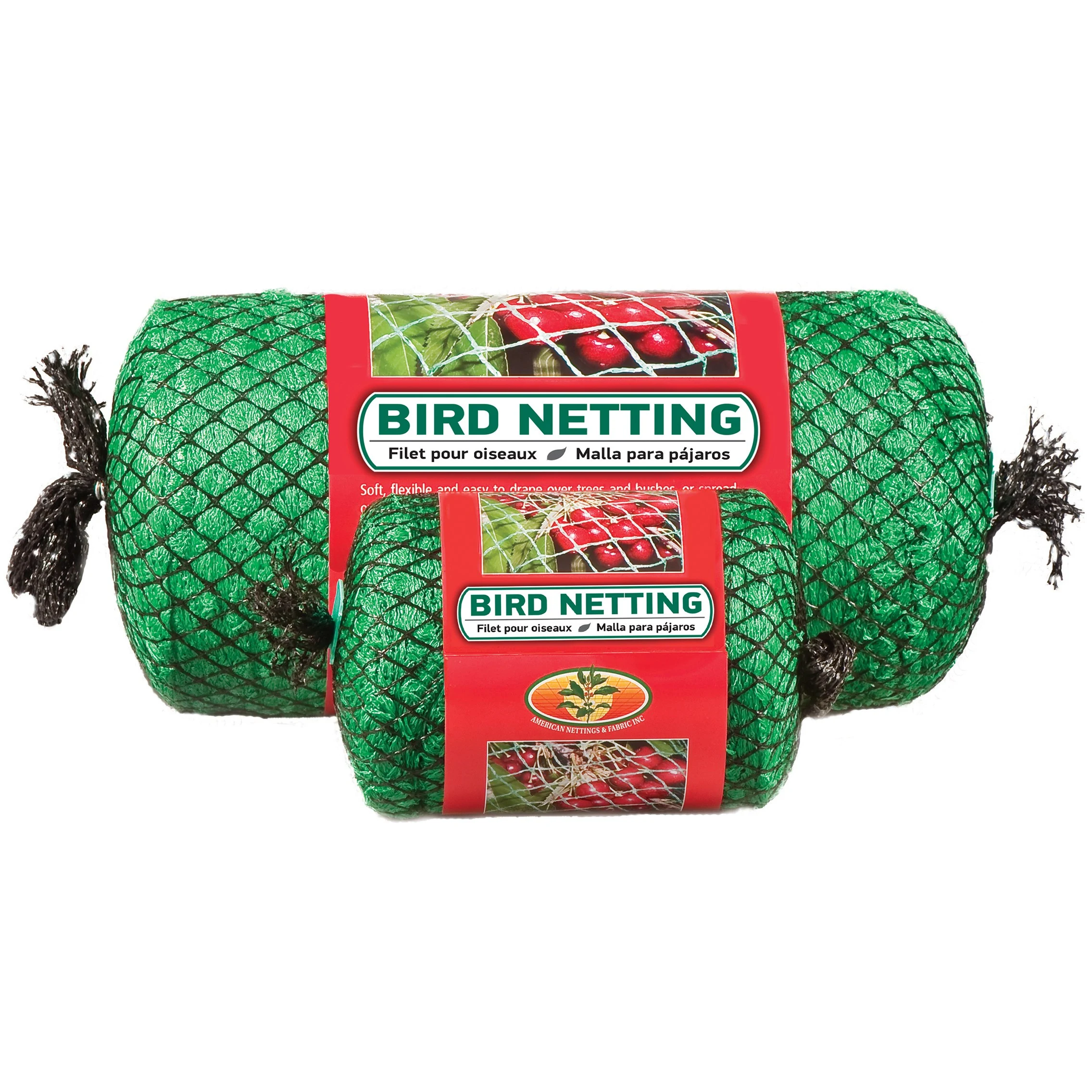 AMERICAN NETTINGS & FABRIC INC ANF 15'x15' Knit Bird Net Green — Single Unit