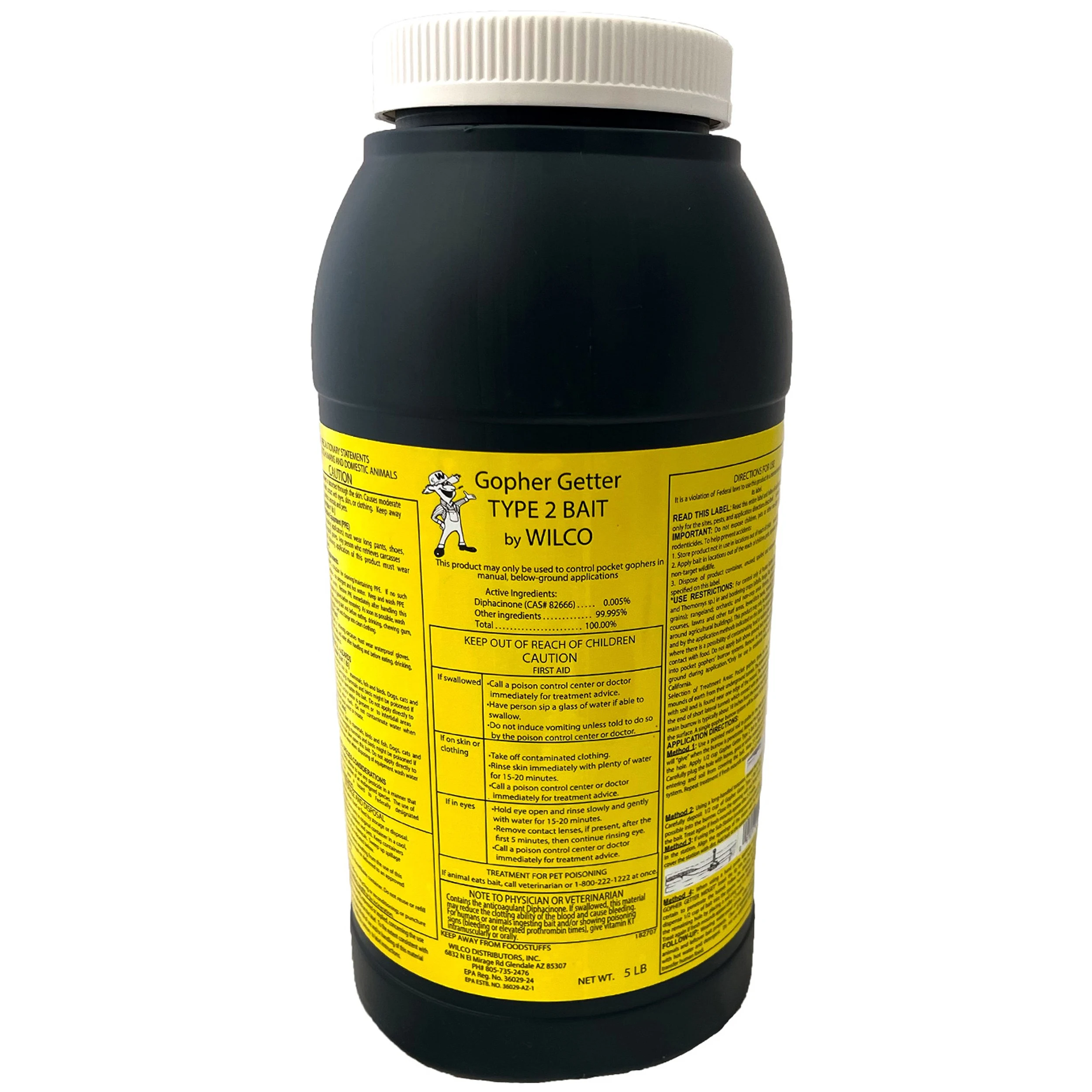 WILCO DISTRIBUTORS, INC. Wilco 5# Gopher Getter Bait Type 2 — Single Unit