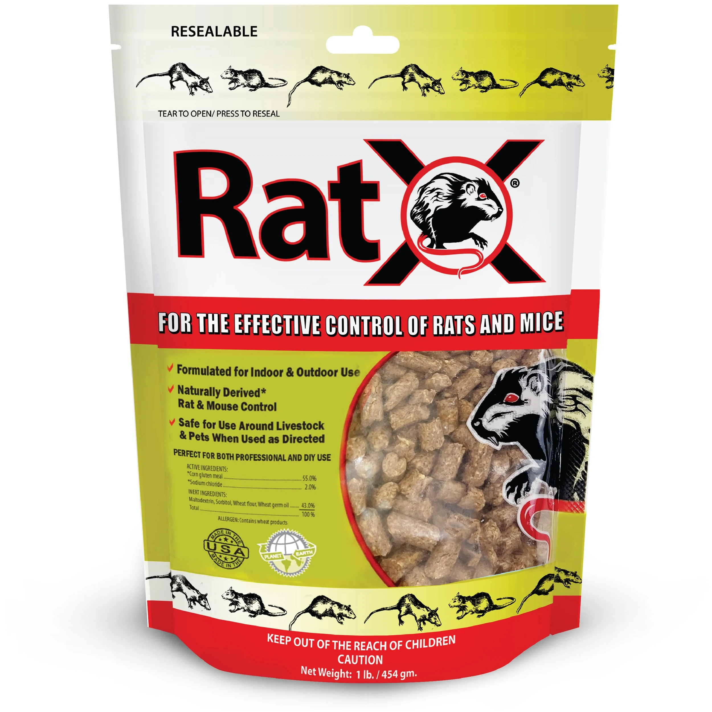 ECOCLEAR PRODUCTS, INC EcoClear 1lb RatX Bait Pellets — Single Unit
