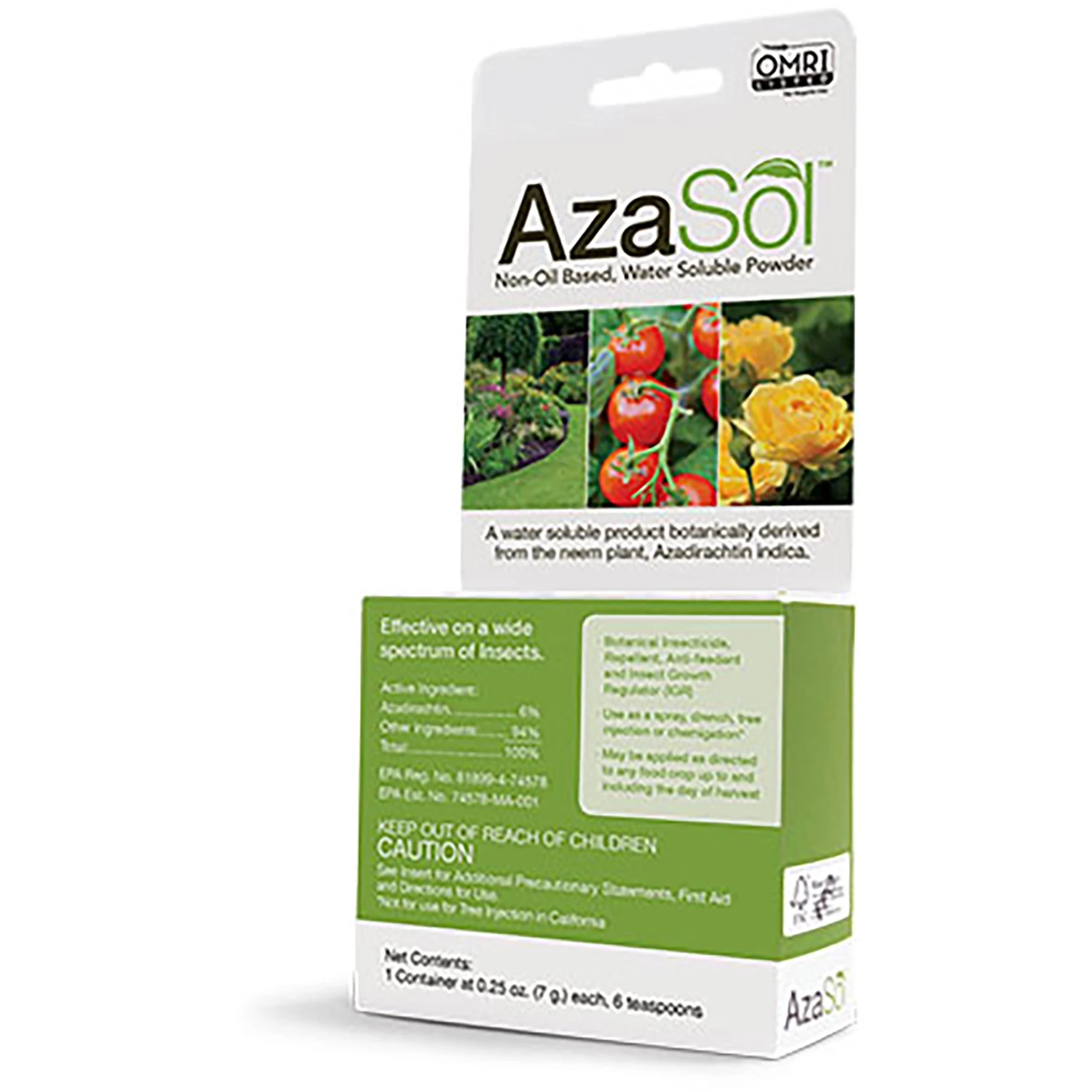 Arborjet 0.25oz AzaSol Bio-Insecticide — Single Unit