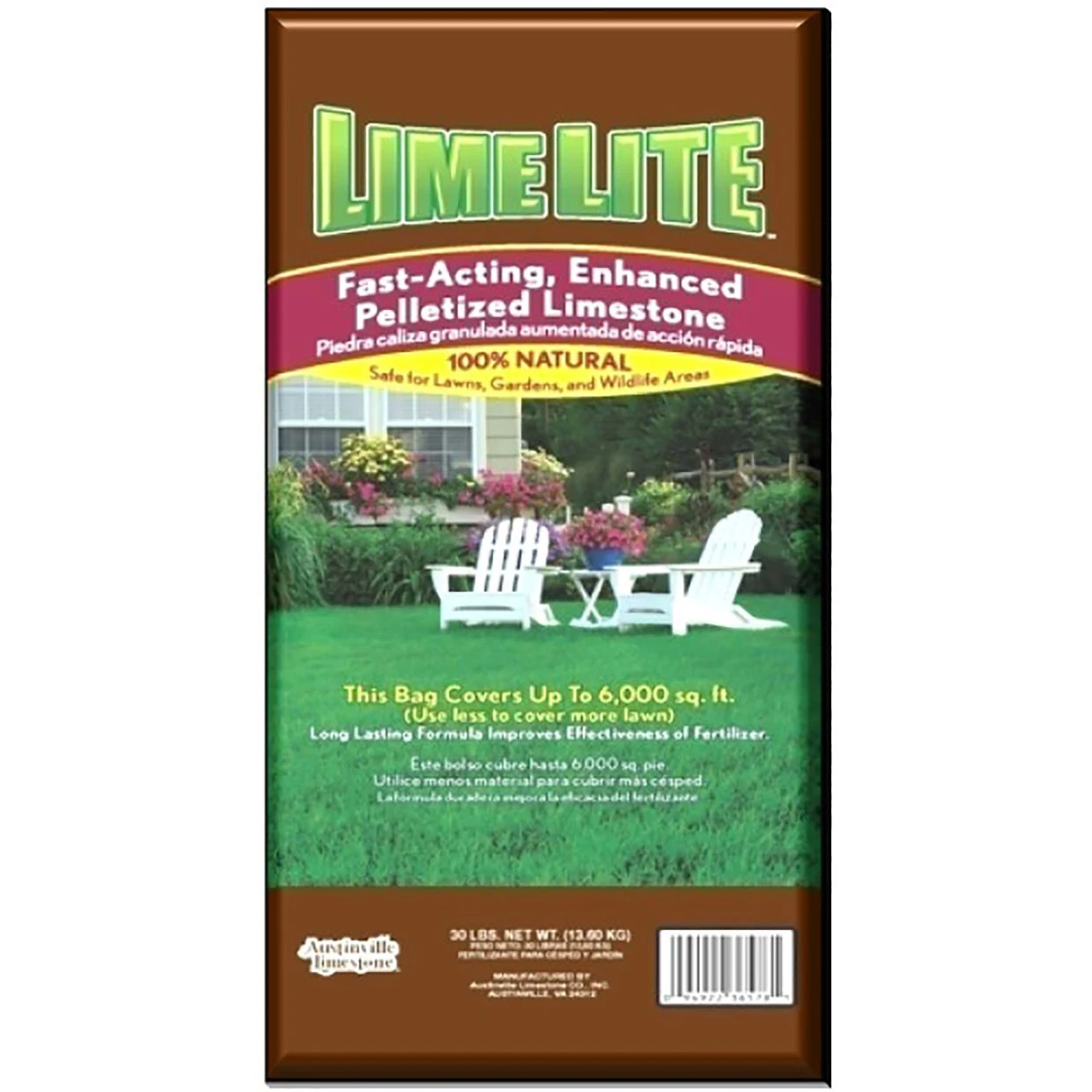 AUSTINVILLE LIMESTONE CO. INC. Austinville 30# LimeLite Pellets 6m — Single Unit