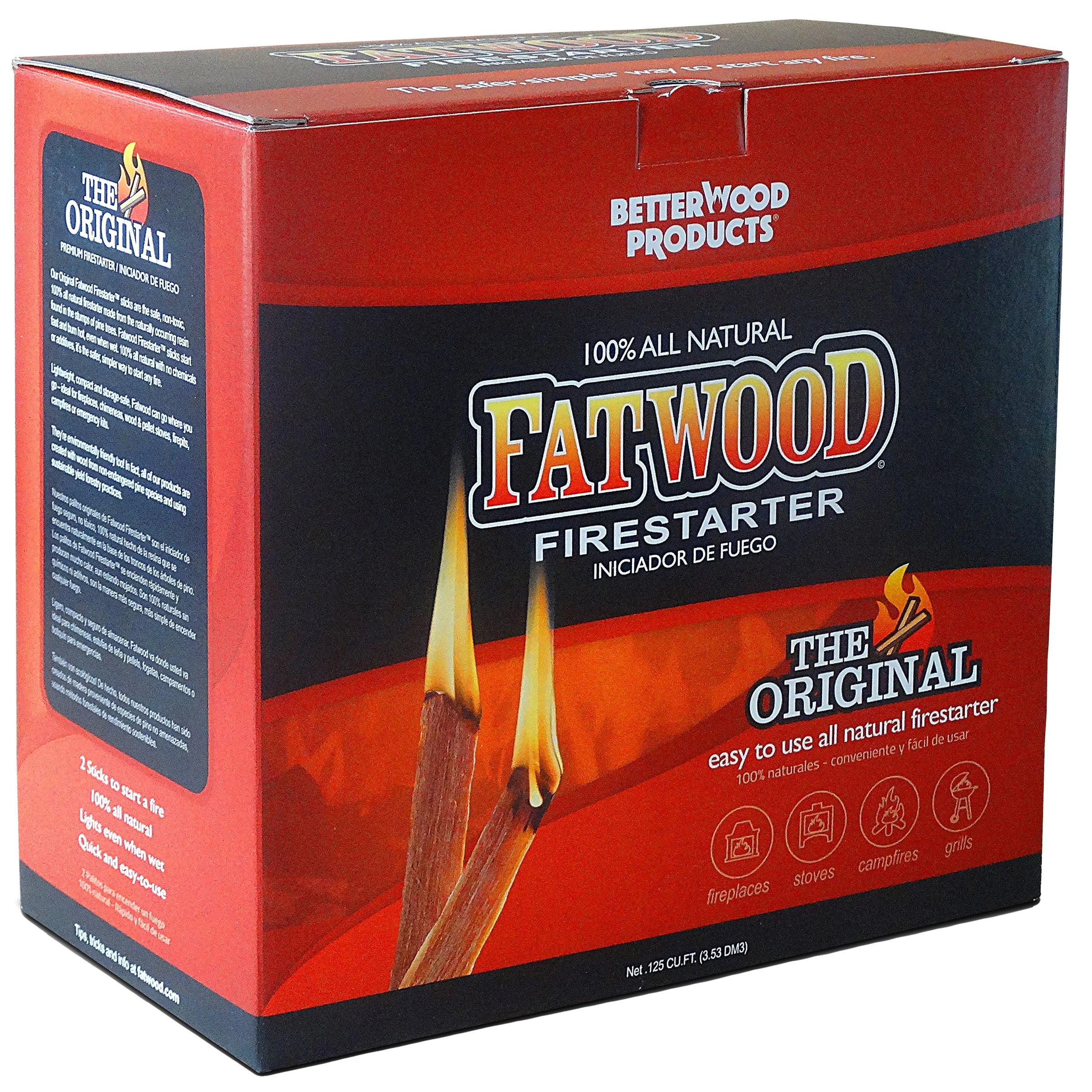 WOOD PRODUCTS INTL Wood Products Fatwood 5# Color Box — Single Unit