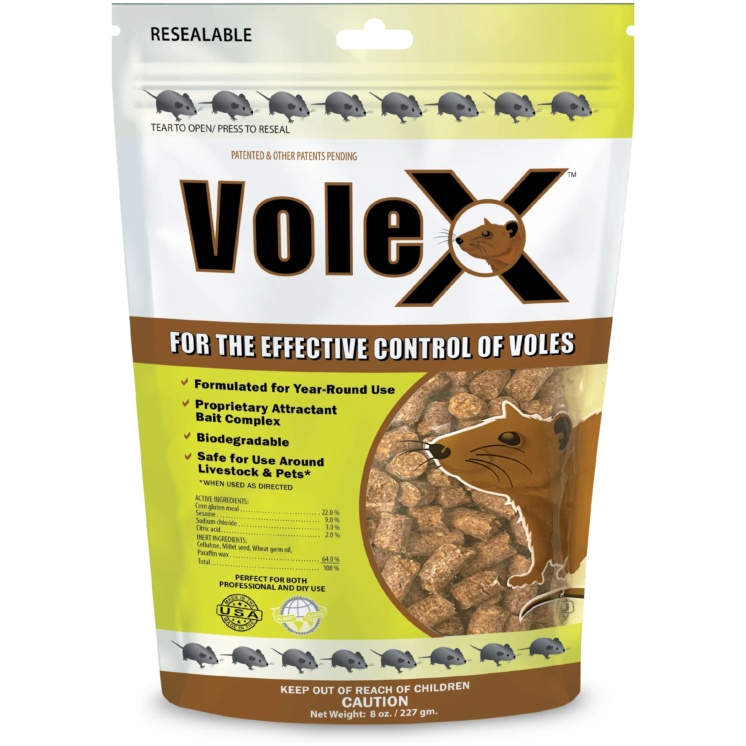 ECOCLEAR PRODUCTS, INC EcoClear 8oz VoleX Bait Pellets with Shelf Tray — Single Unit