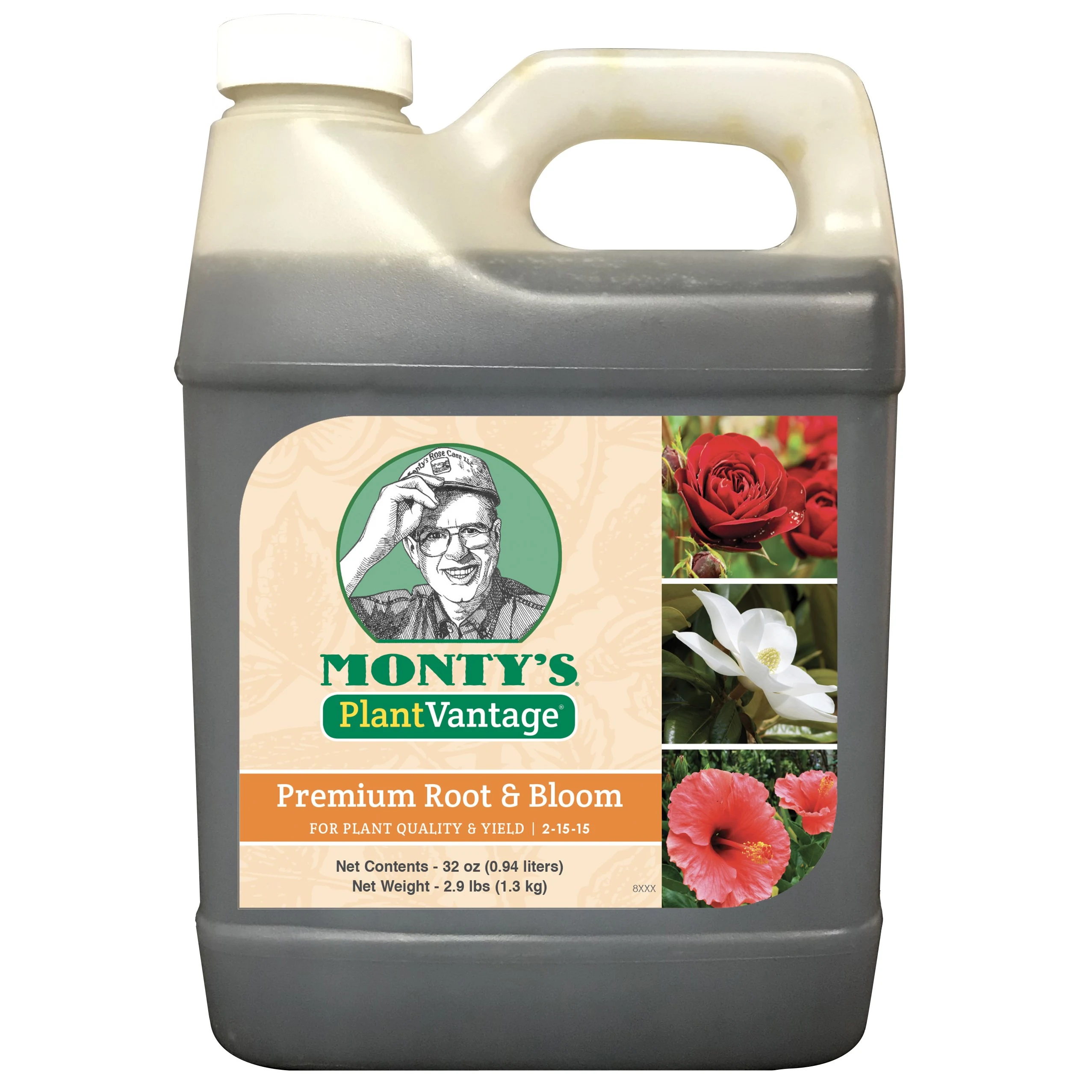 MONTY'S PLANT FOOD, LLC Monty's 32oz Premium PlantVantage Root Bloom — Single Unit