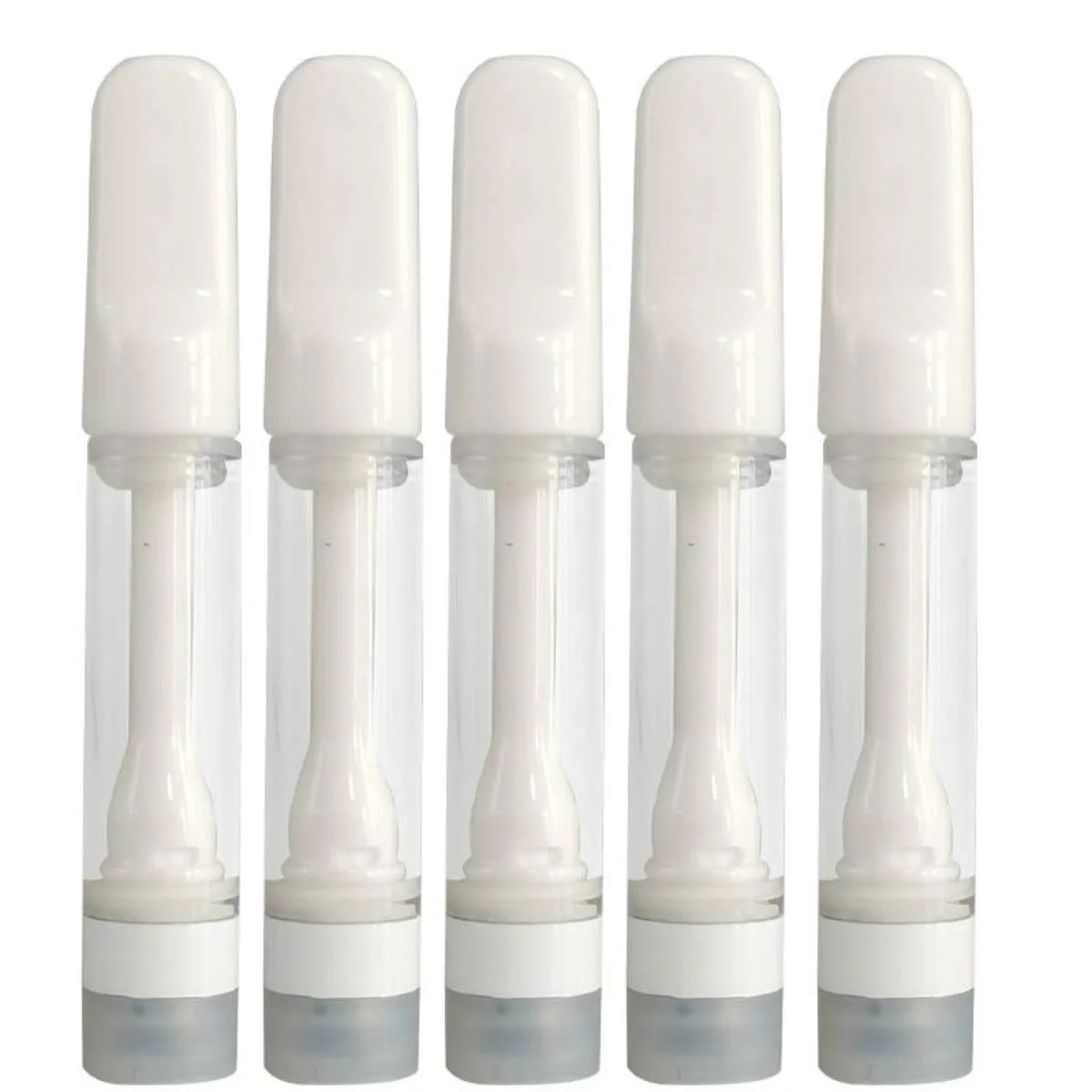 1ml White Ceramic Cartridge w/ 2mm Inlet - Image 2