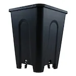 Toledo Indoor Garden 2 Gallon Square Heavy Duty Injection Pot with Elevator