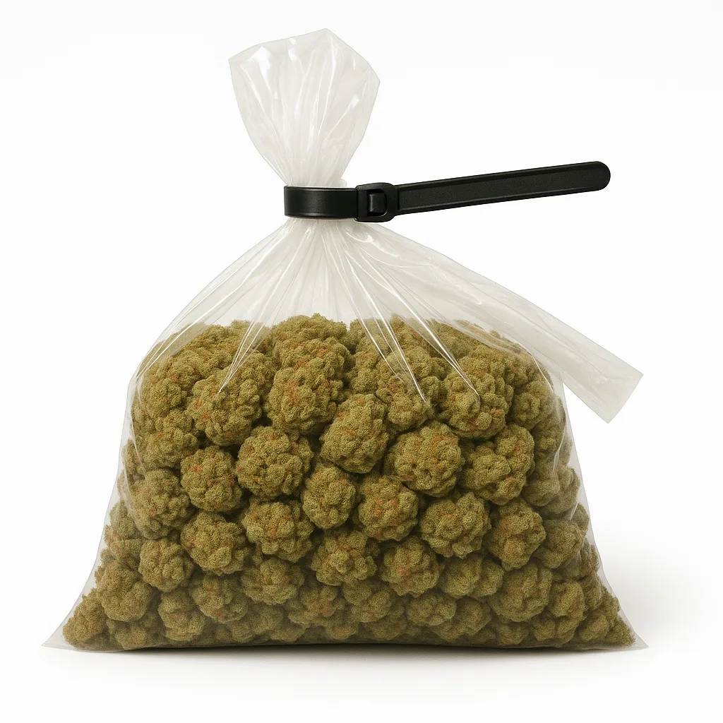 Quick-Release Turkey Bag Ties (Reusable Zip Ties for Cannabis Storage Bags) - Image 2