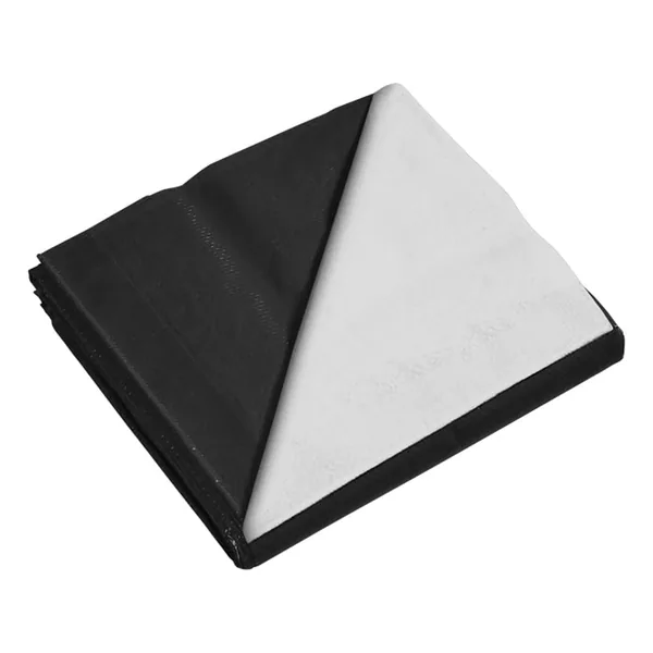 50'x150' Black & White Woven Blackout Light Deprivation Film 9 Mil