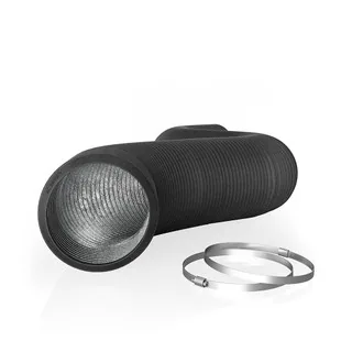 Flexible Ducting 8", Durable Four-Layer Aluminum 8' Long