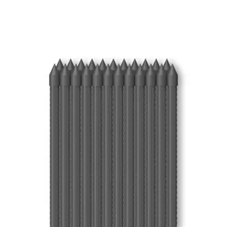 Garden Plant Stakes 4', Steel with UV Resistant Coating, 25-Pack
