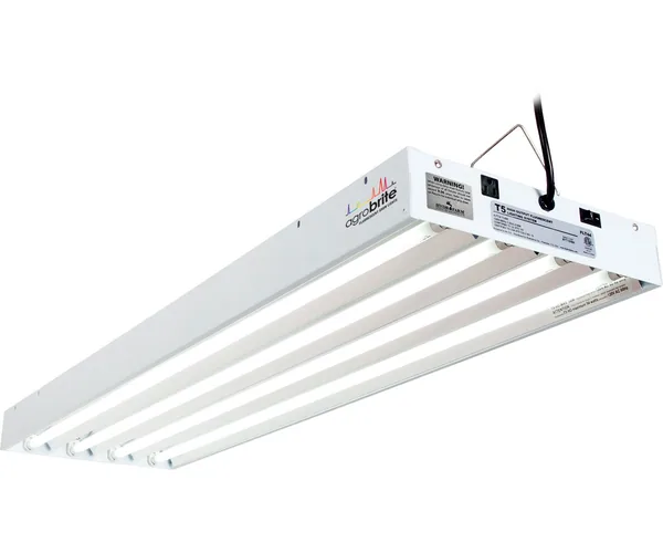 Agrobrite T5 4'/4-Tube System w/Bulbs