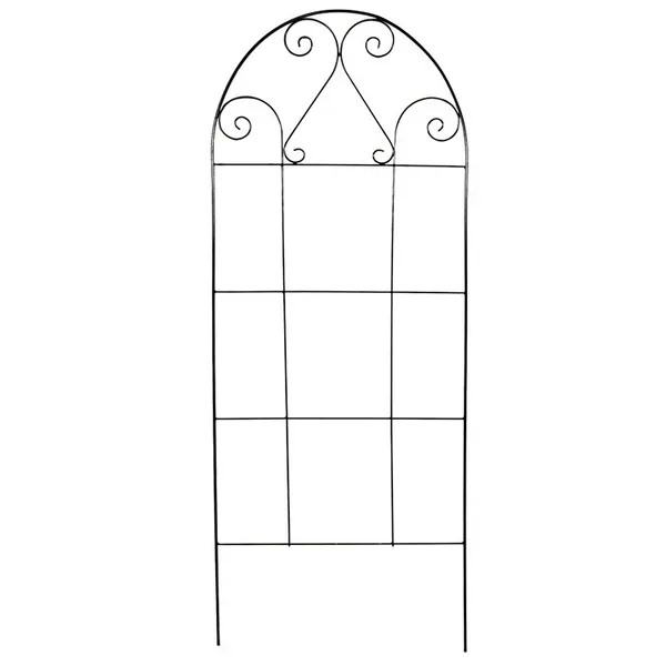 AGW 65"x25" Scroll Trellis Black - Image 2
