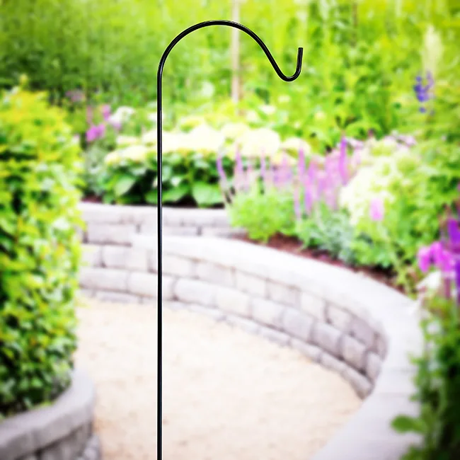 AGW UrbanGarden Square Floral Basket Hanger Matte Black - Image 2