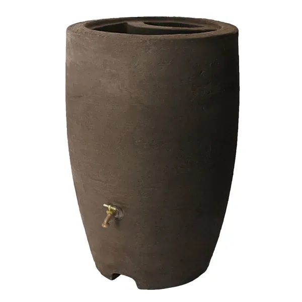 Algreen 50gal Athena Rain Barrel Brnstn - Image 2