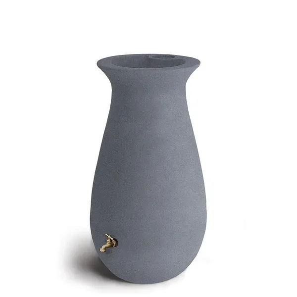 Algreen 65gal Eco Cascata Rain Barrel Charcoal - Image 2
