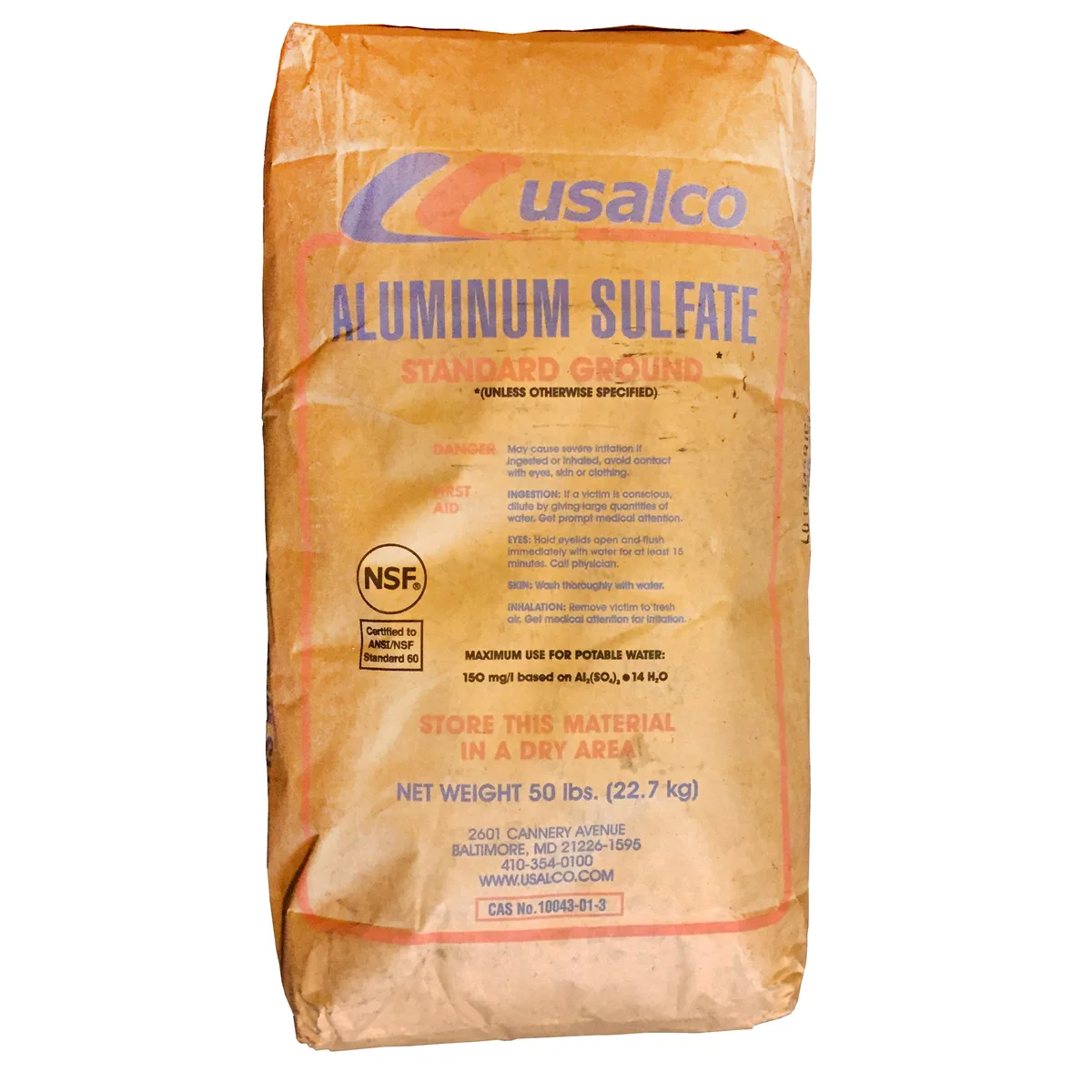 Aluminum Sulfate Granular 50Lb - Image 2