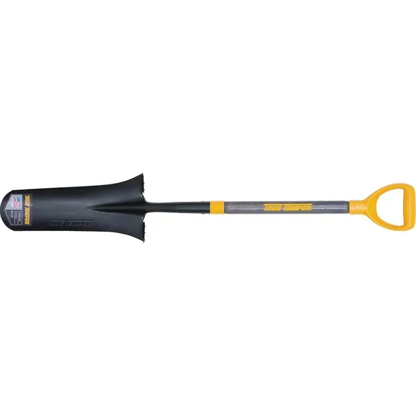 Ames True Temper D-Grip Wood Handle 16" Drain Spade - Image 2