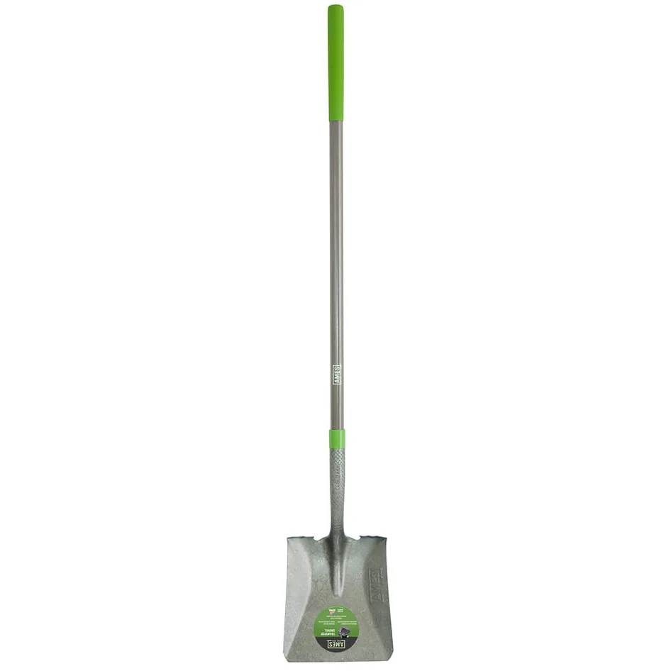 Ames True Temper Fiberglass Long Handle Square Point Shovel - Image 2