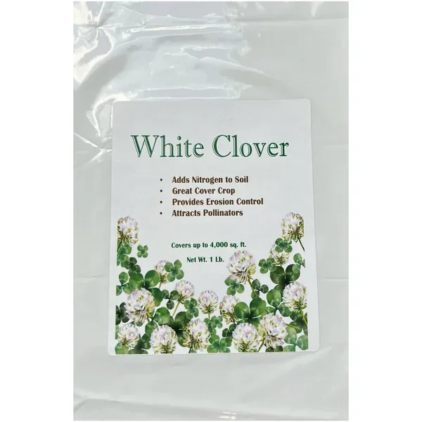 Amturf 1 lb White Clover Grass Seed Bag - Image 2